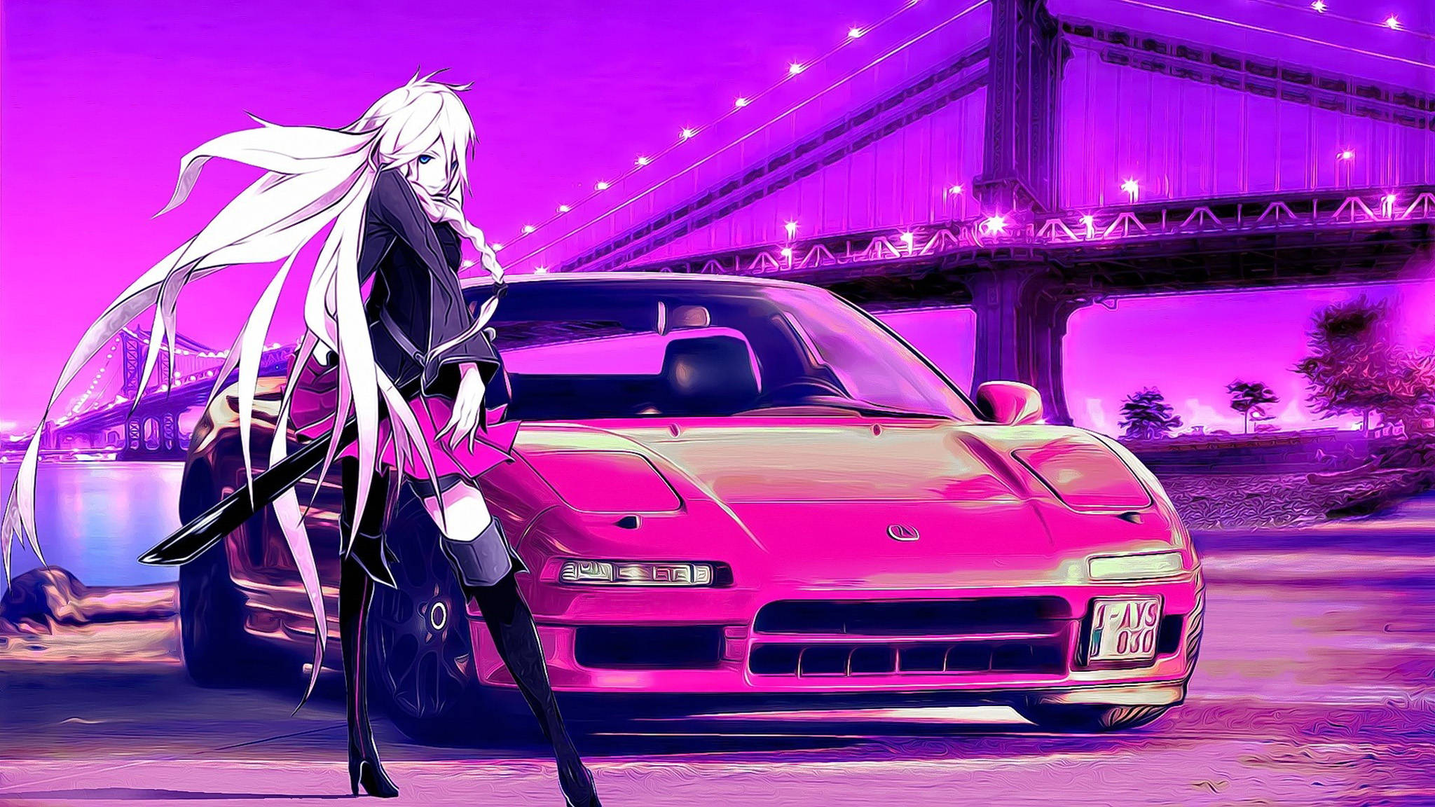 Supra anime auto Taustakuvat