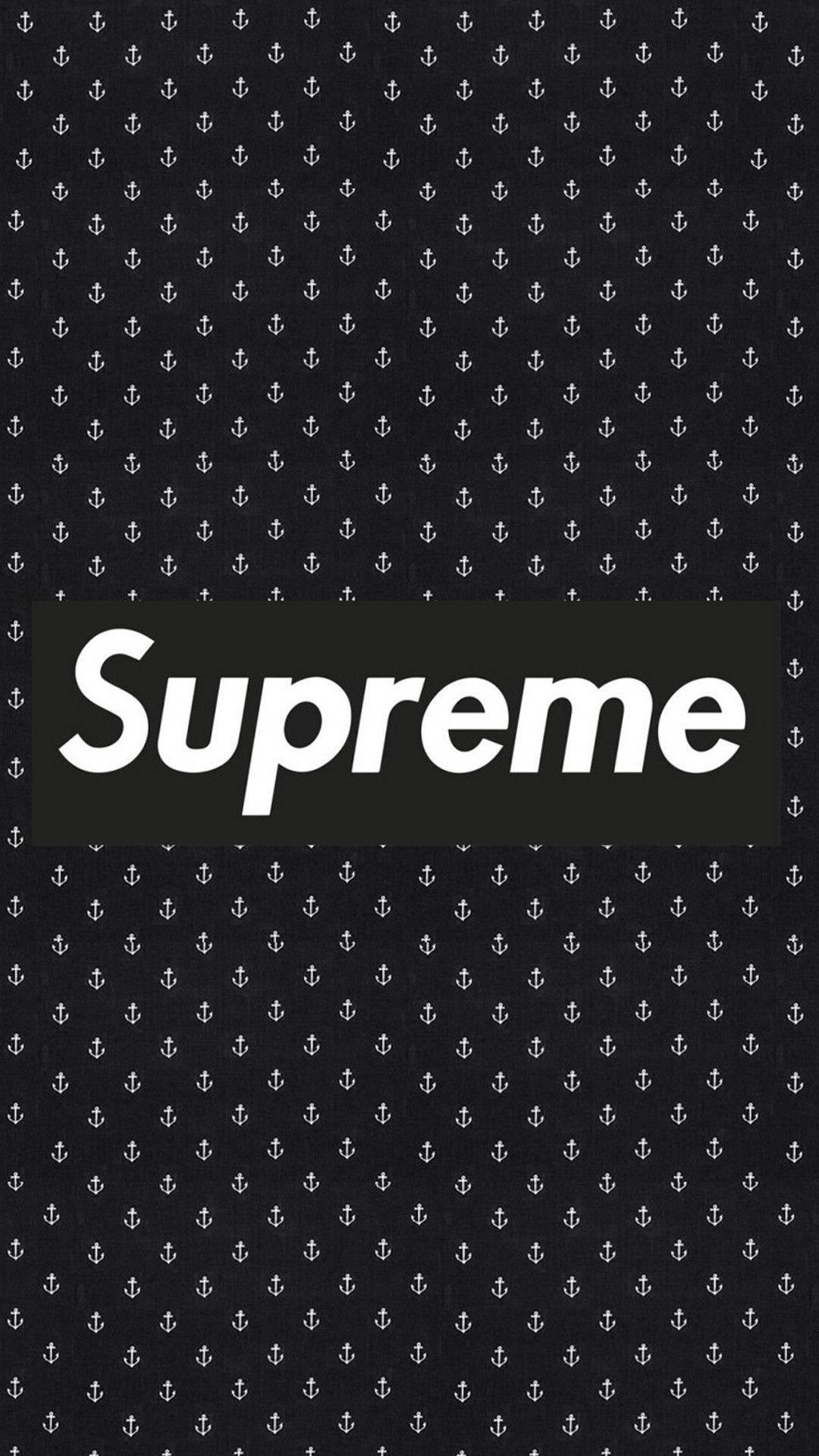 Supreme-brändi mustavalkoisena Taustakuvat
