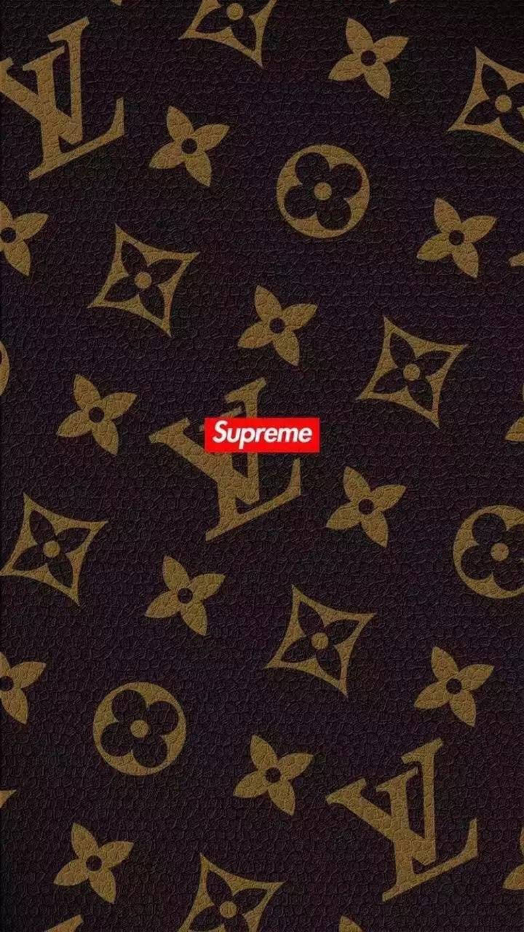 Supreme ja Louis Vuitton -nahkapuhelin Taustakuvat