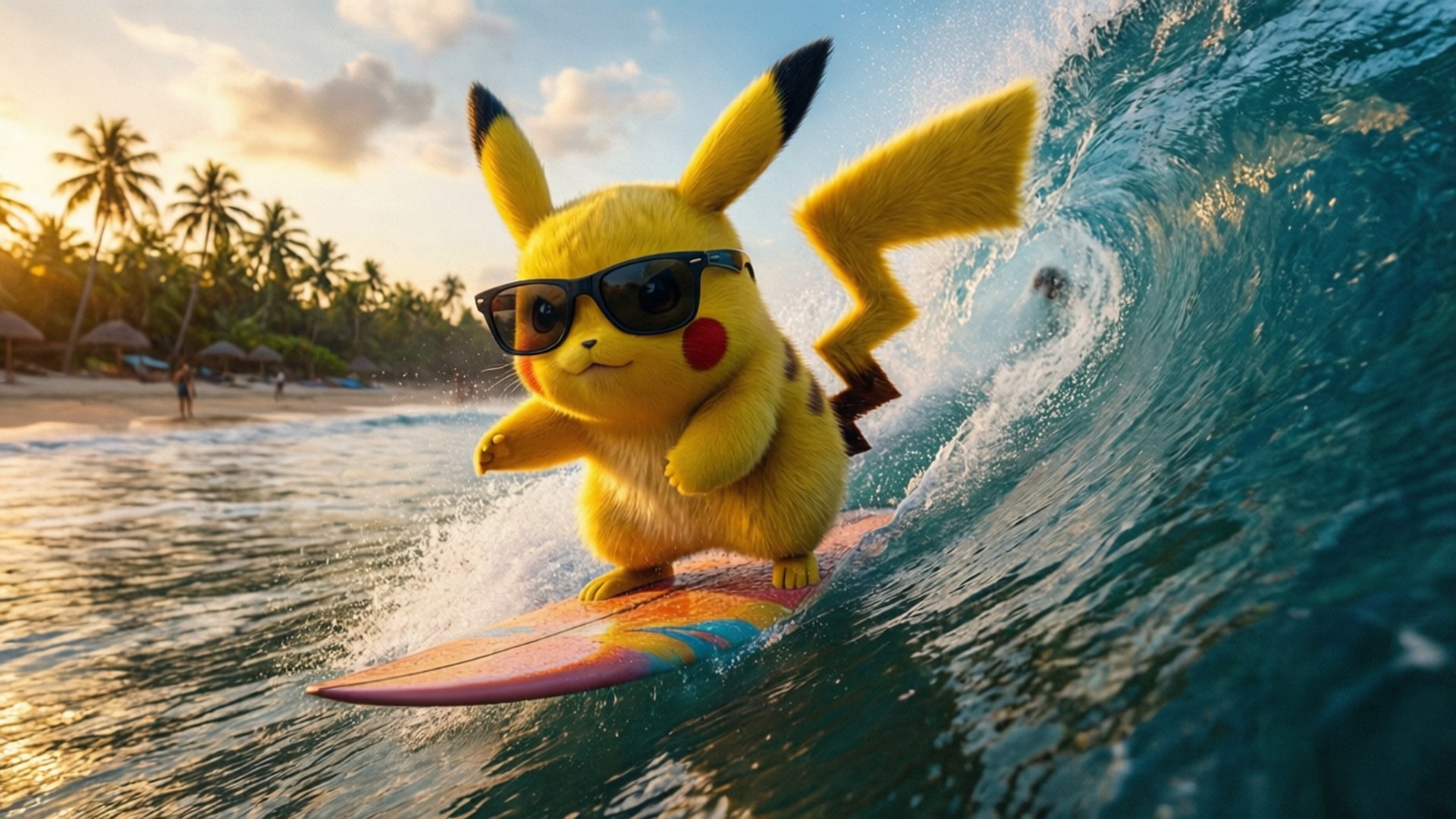 Surffaava Pikachu Taustakuvat