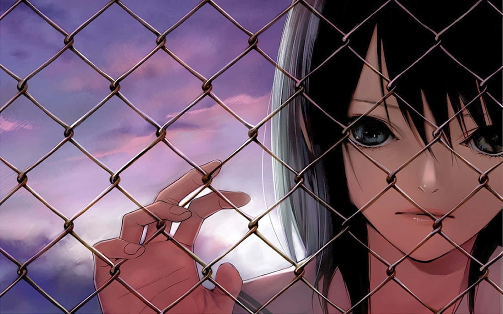 Surullinen anime-tyttö - Eristetty ja yksinäinen Taustakuvat