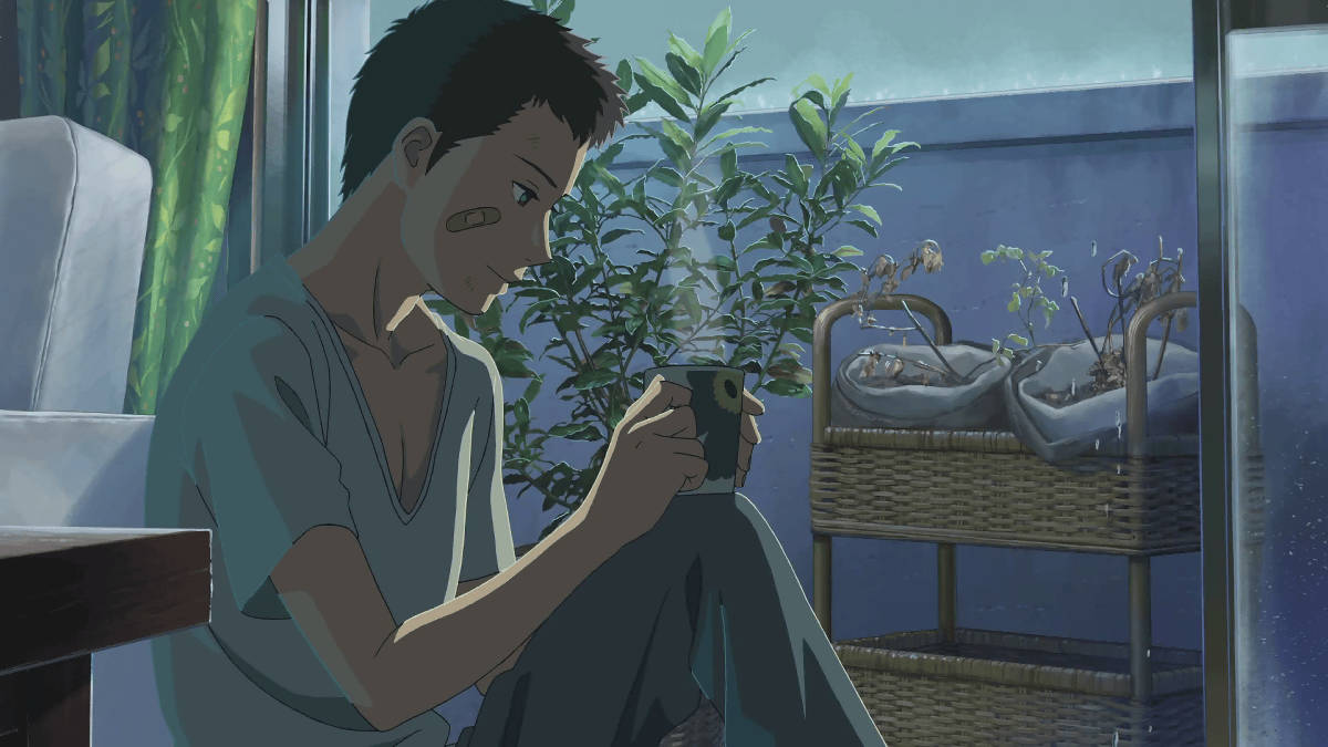 Surullinen animepoika nurkassa estetiikka Taustakuvat