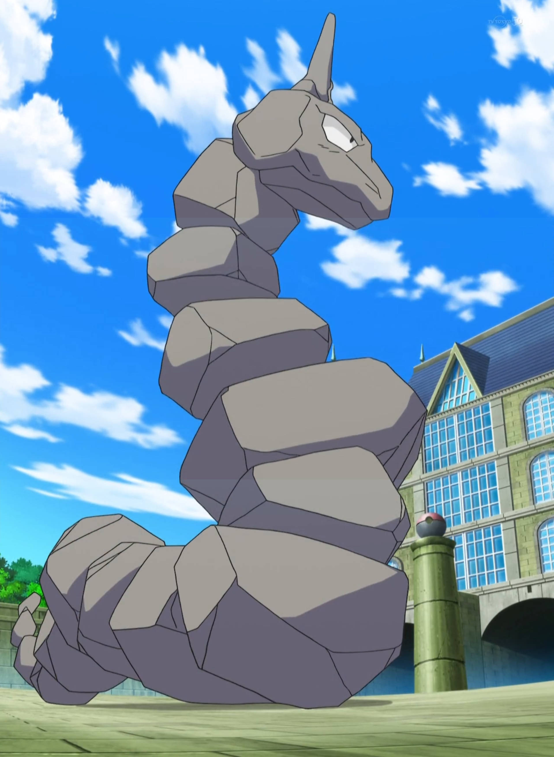 Suuri Onix talon edessä Taustakuvat