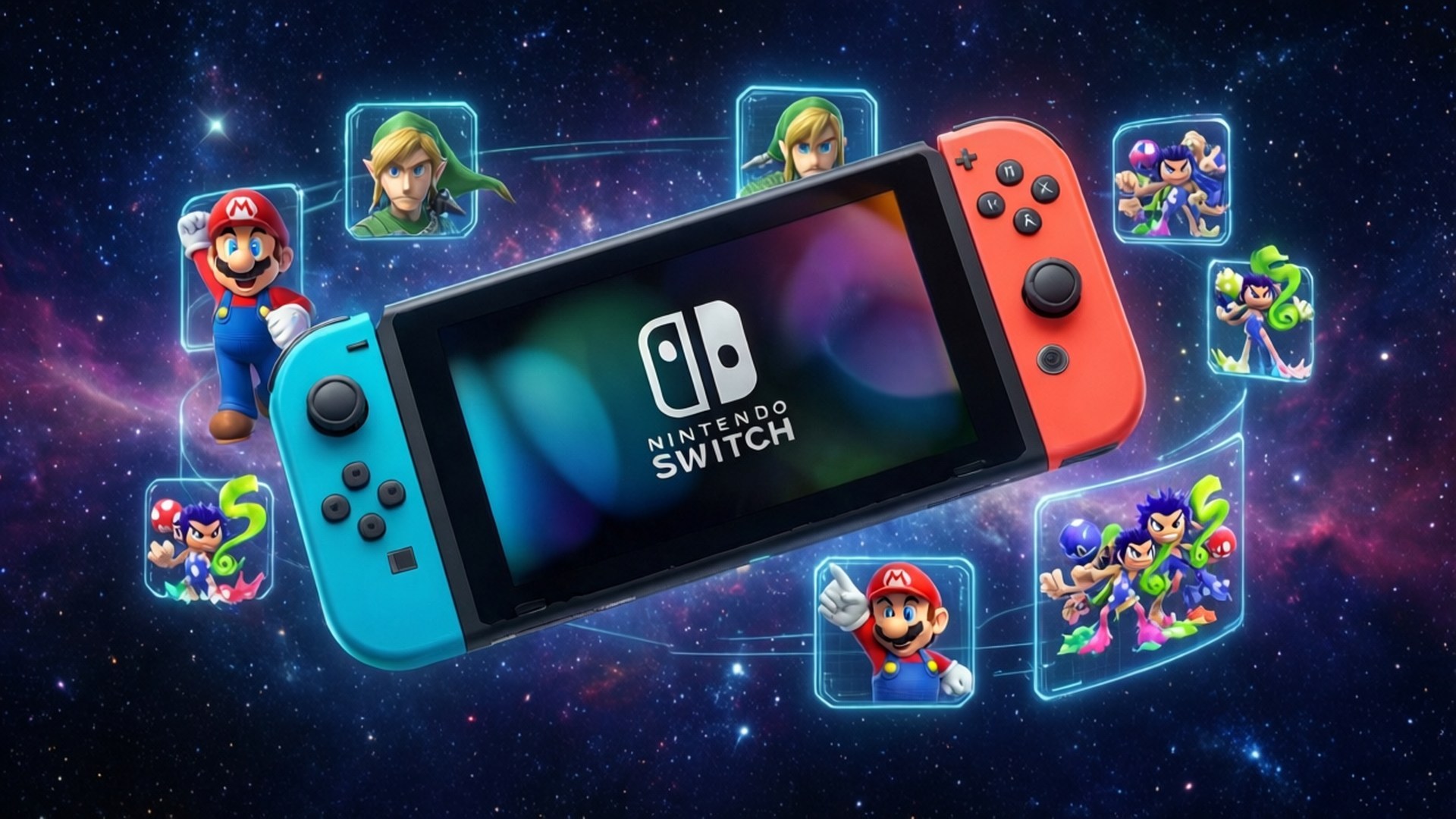 Switch avaruudessa Taustakuvat