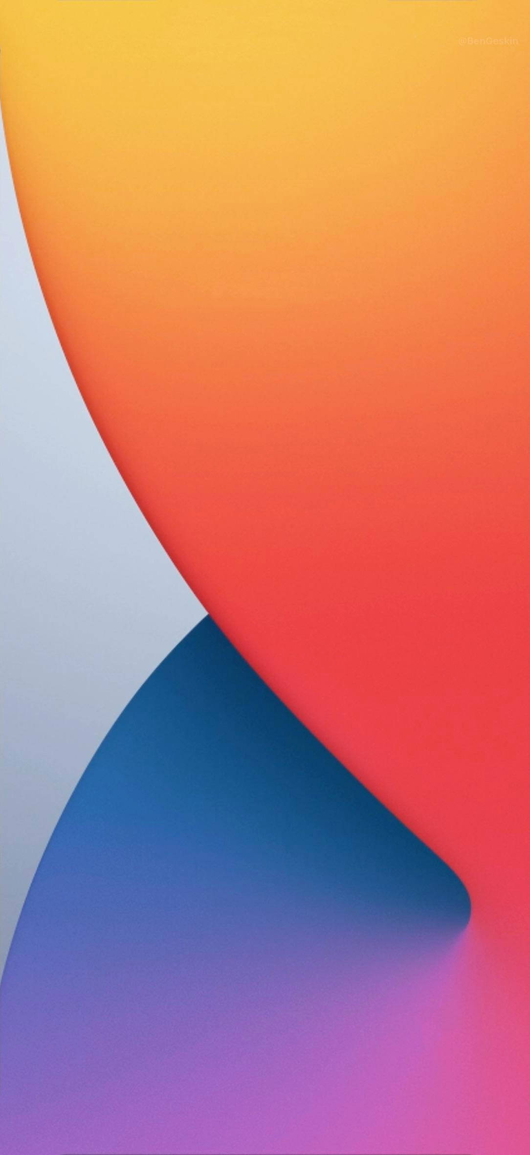 Swooping iOS 14 -taustakuva Taustakuvat