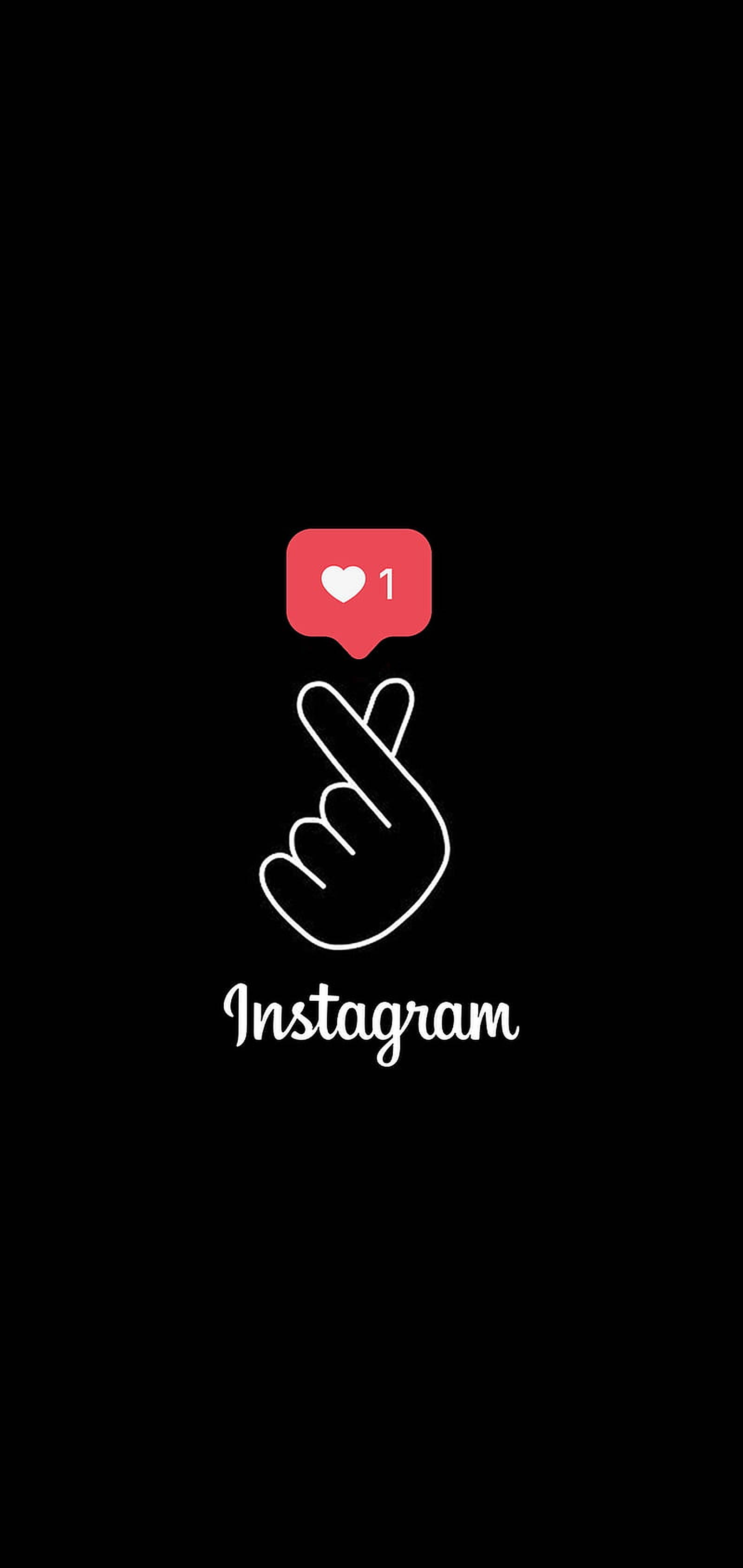 Sydän Sormella Instagram Taide Taustakuvat