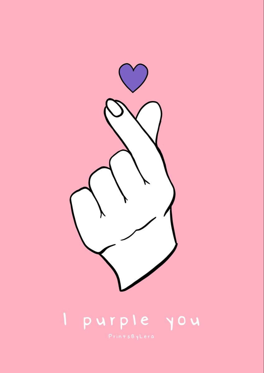 Sydänsormi I Purple You -tausta Taustakuvat