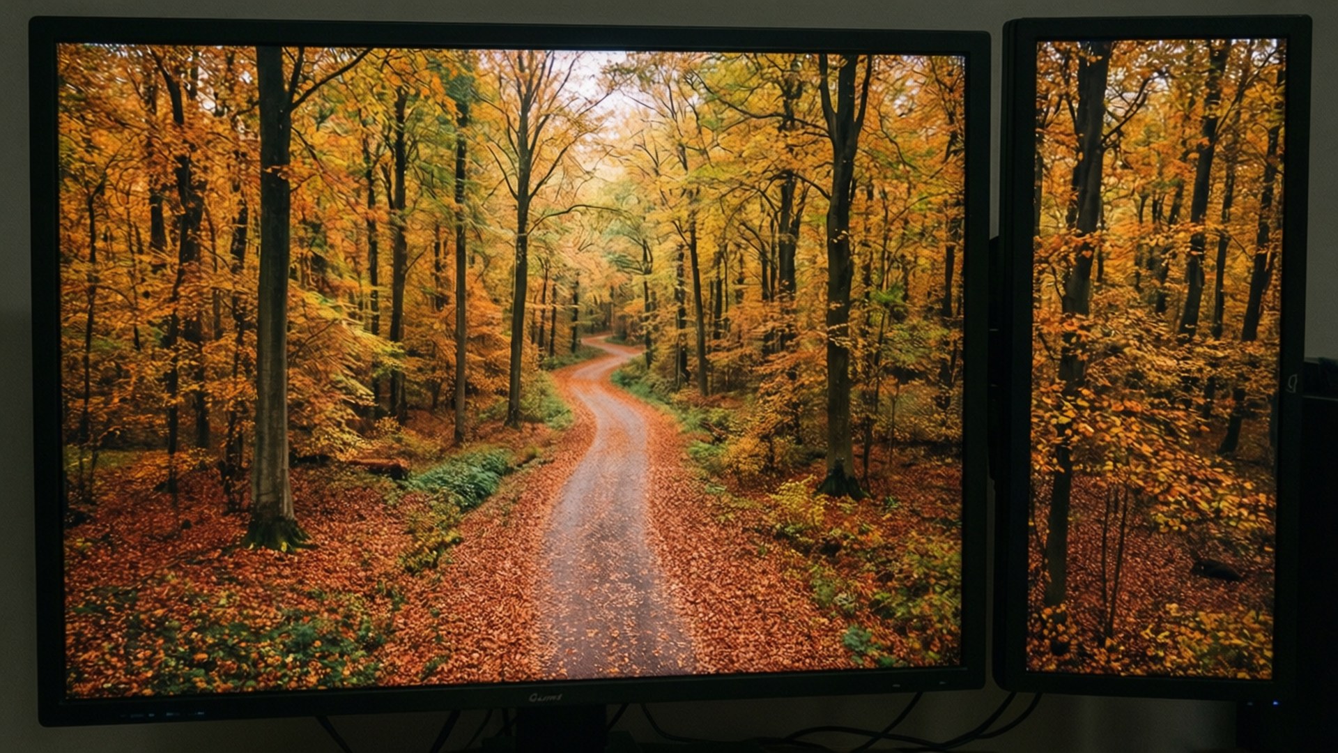Syksyinen metsäpolku Taustakuvat
