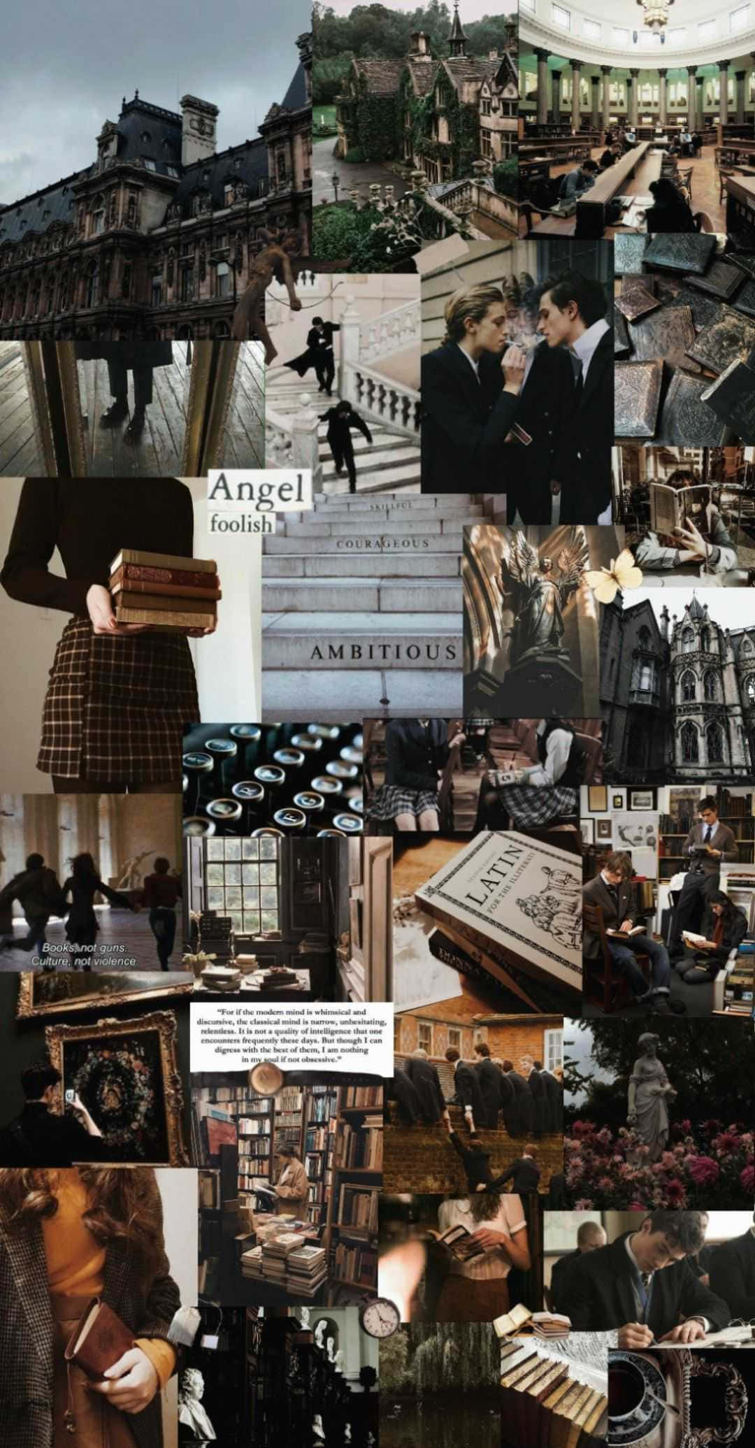 Syleile Dark Academia -estetiikkaa Taustakuvat