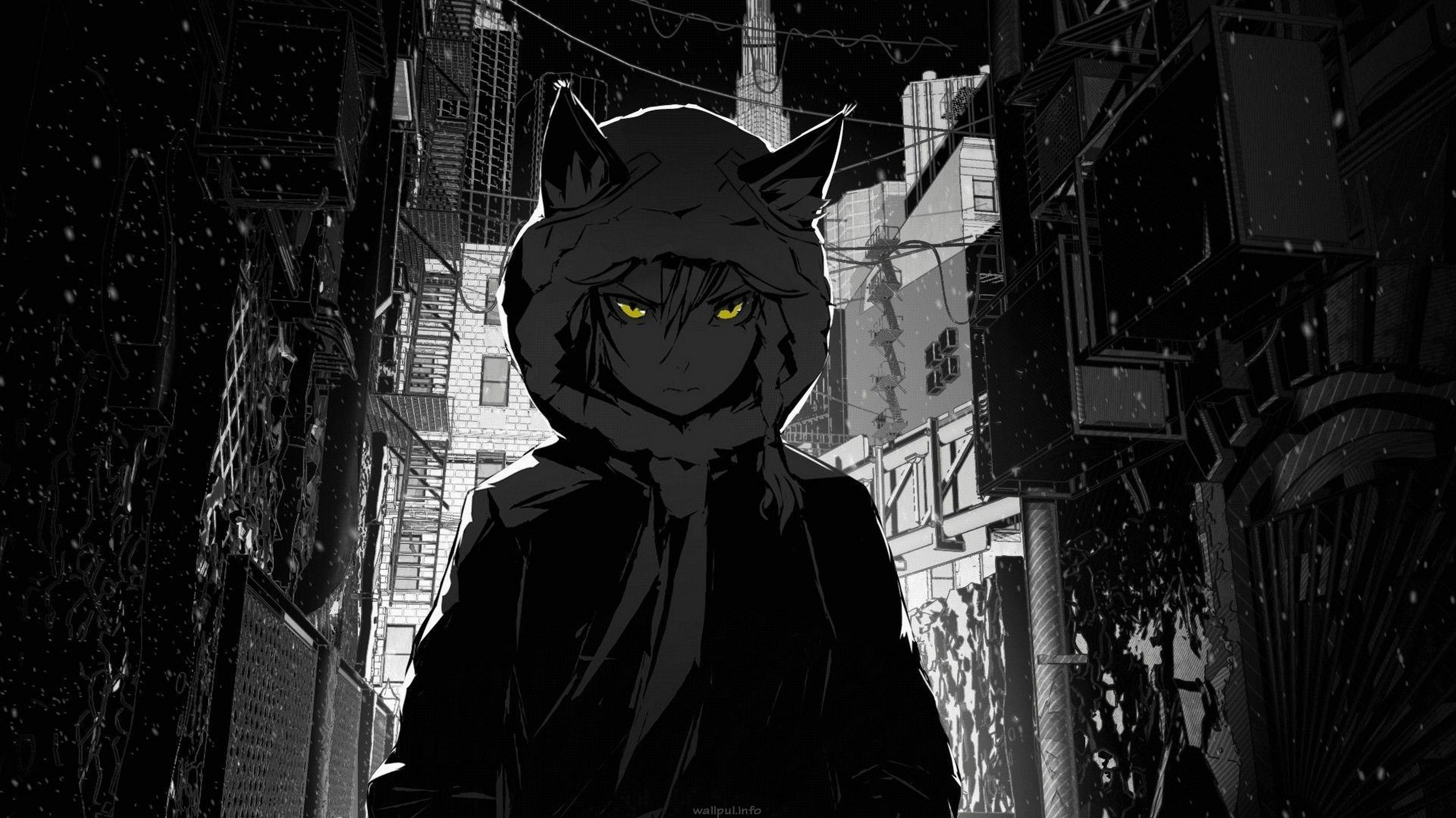 Synkkä tyttösusi edgy anime profiilikuva Taustakuvat