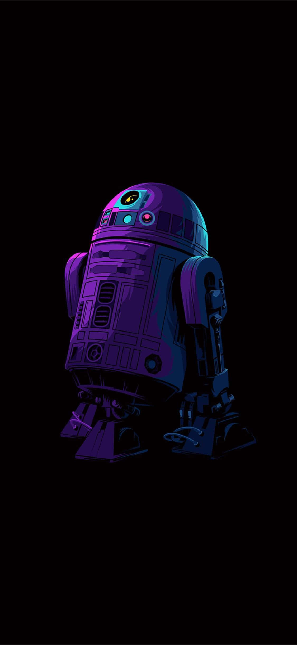 tähtien sota r2d2 mustalla taustalla Taustakuvat