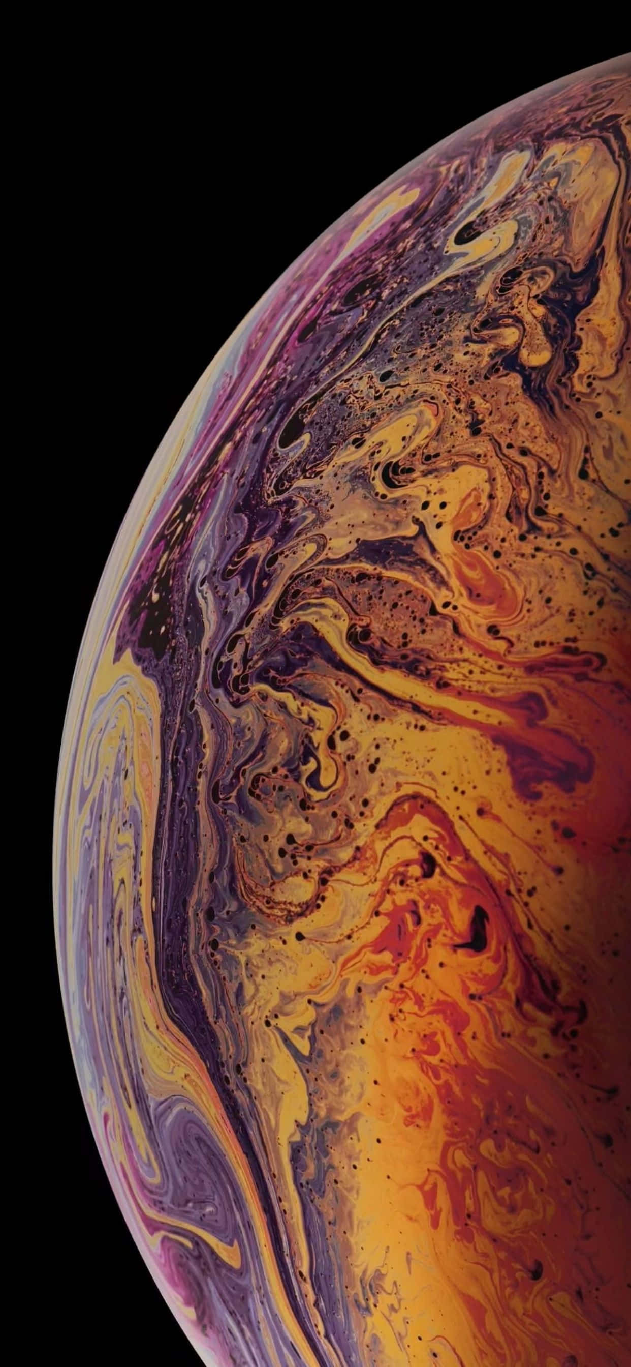 Tähtien universumi iPhone XS Max -näytöllä Taustakuvat
