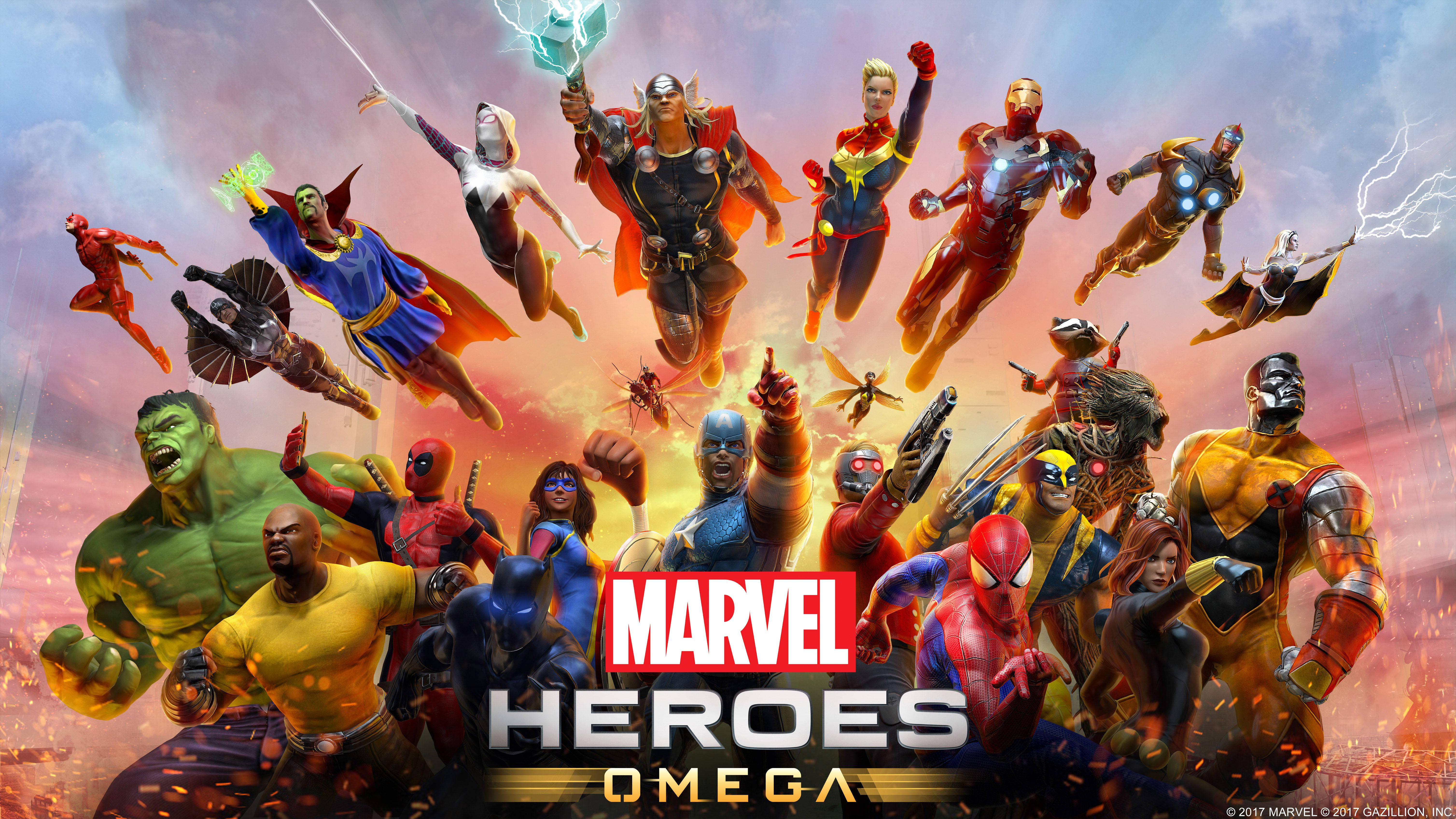 Tähtikokoelma Marvel-sankareita Taustakuvat