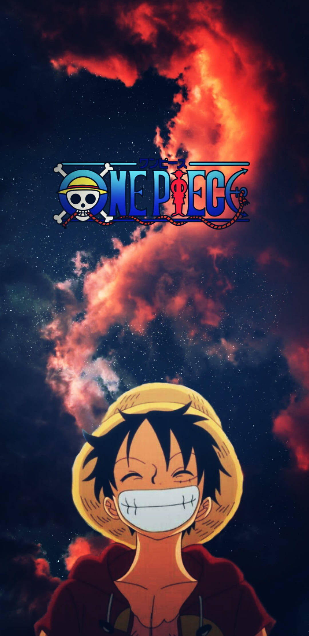 Tähtiyö Luffy Estetiikka Logolla Taustakuvat