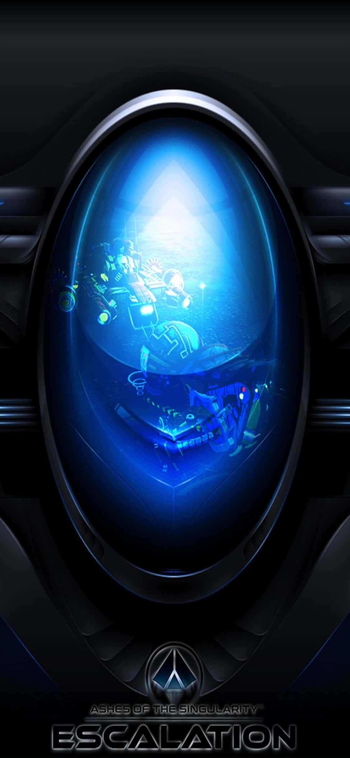 Taistele hyvää taistelua iPhone X:n Ashes Of The Singularity -pelillä. Taustakuvat