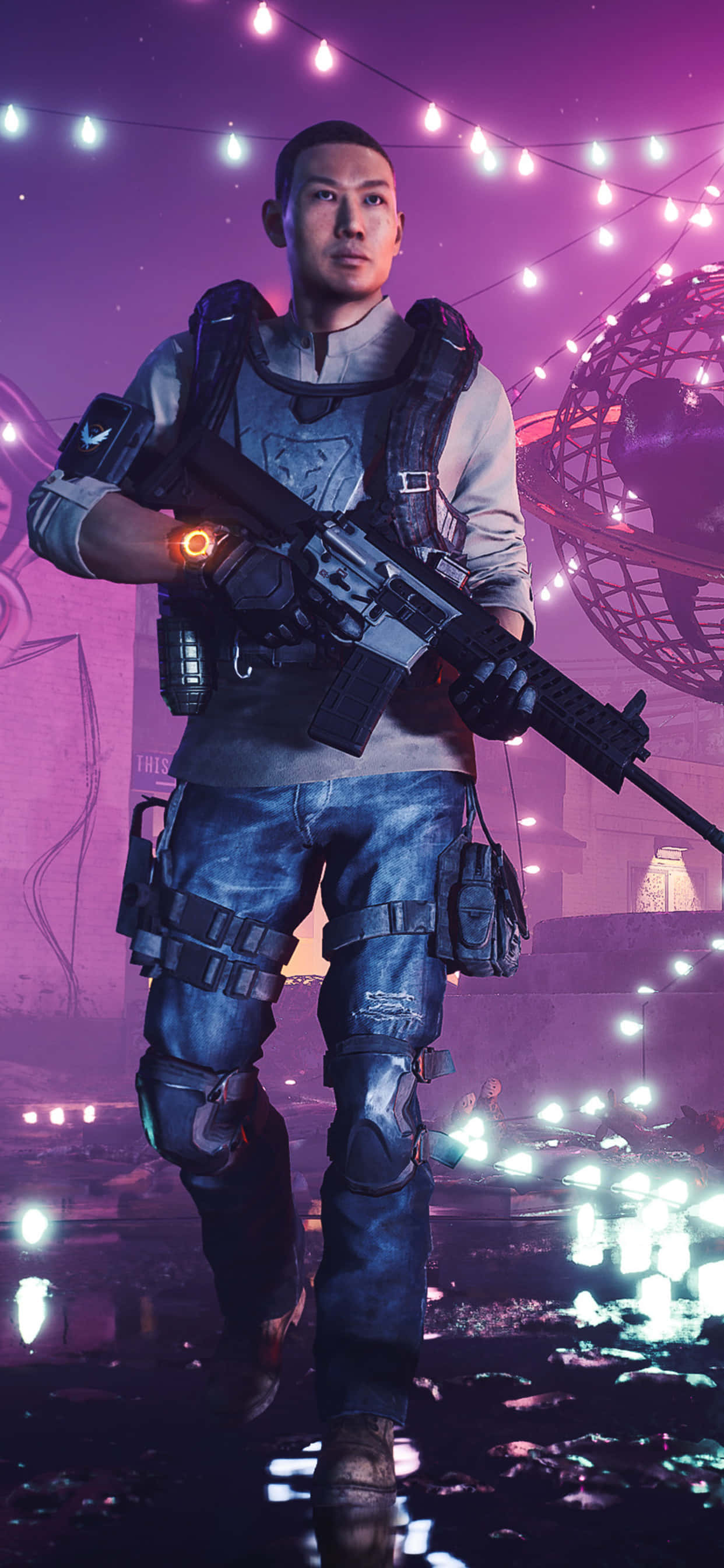 Taistele tuntematonta vastaan tällä iPhone Xs Max The Division -erikoismallilla Taustakuvat