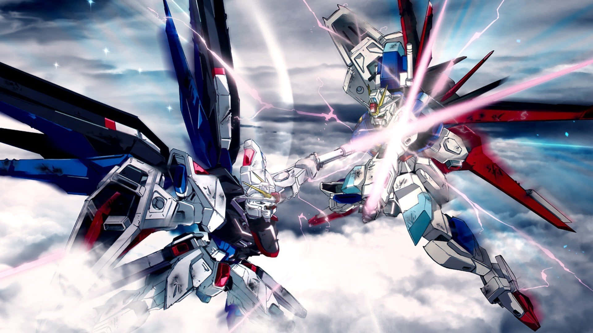 Taisteleva Gundam-työpöytä Taustakuvat