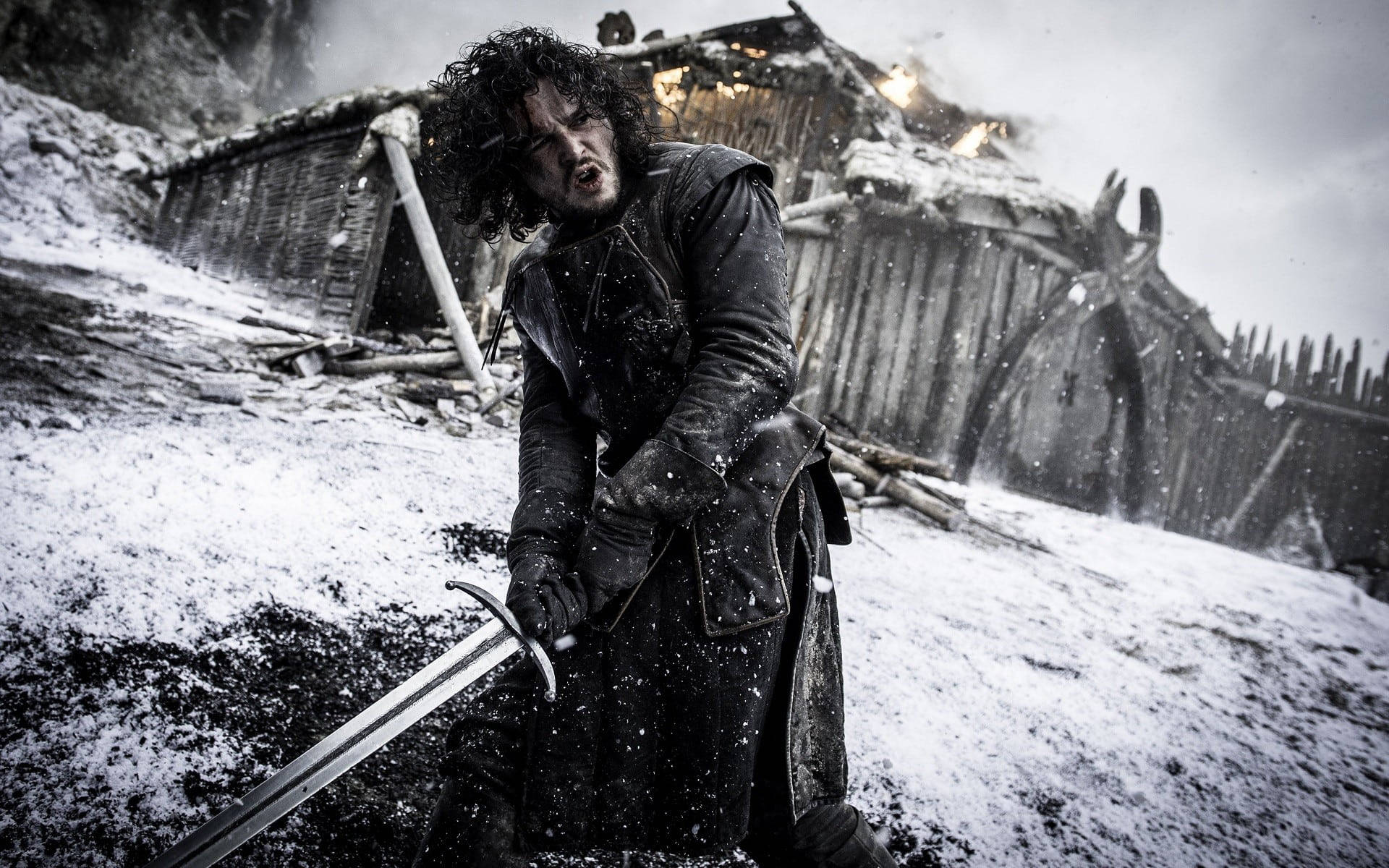 Taisteleva Jon Snow Game of Thrones Taustakuvat