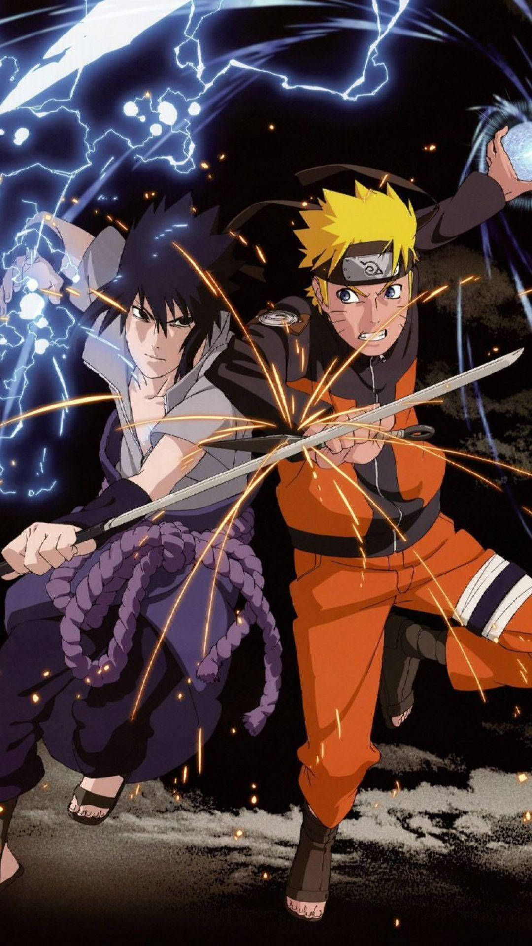 Taistelevat Ninjat Sasuke Naruto iPhone Taustakuvat