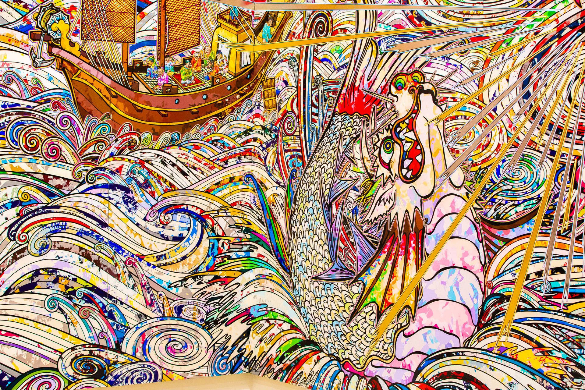 Takashi Murakami 4K Merenneito Taustakuvat