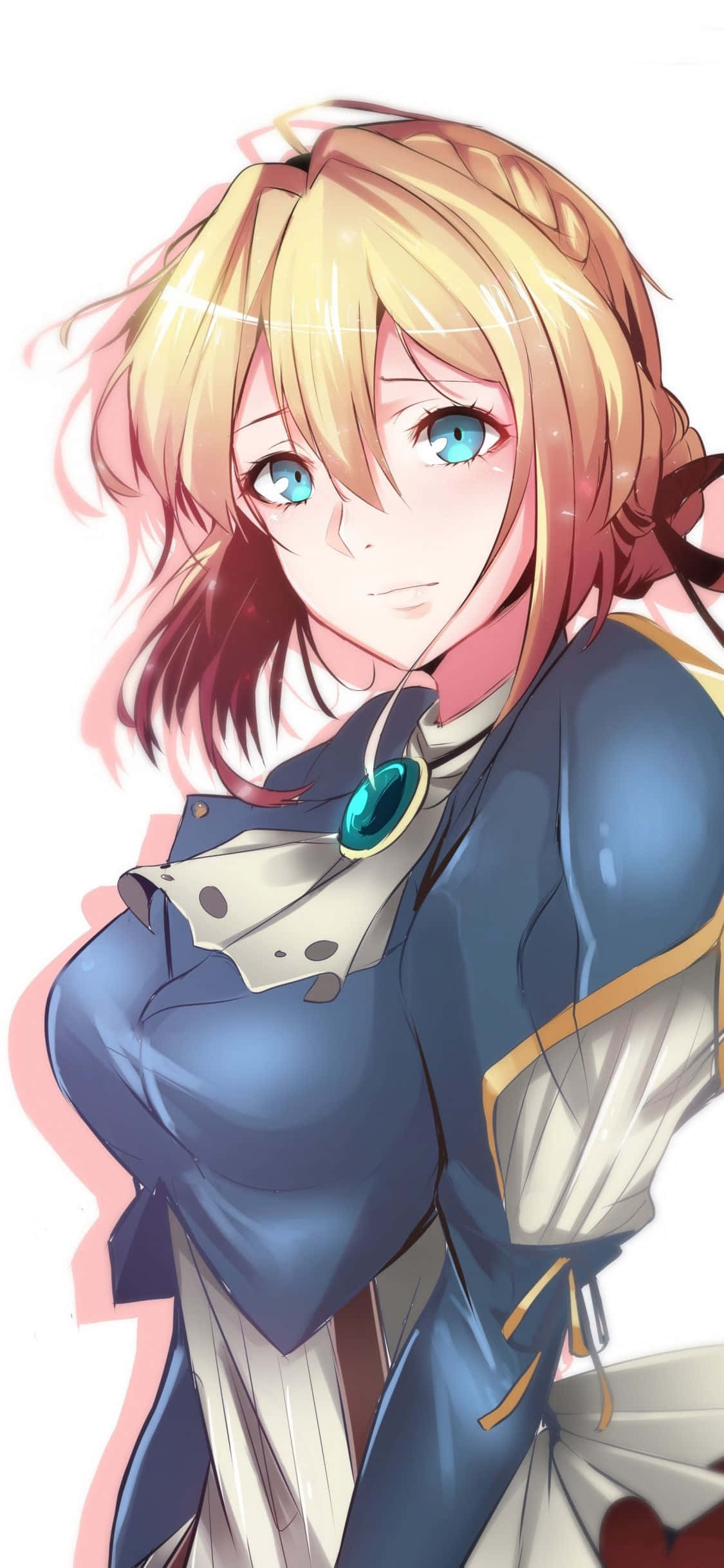 Taltioi jokainen hetki Violet Evergarden iPhonella Taustakuvat