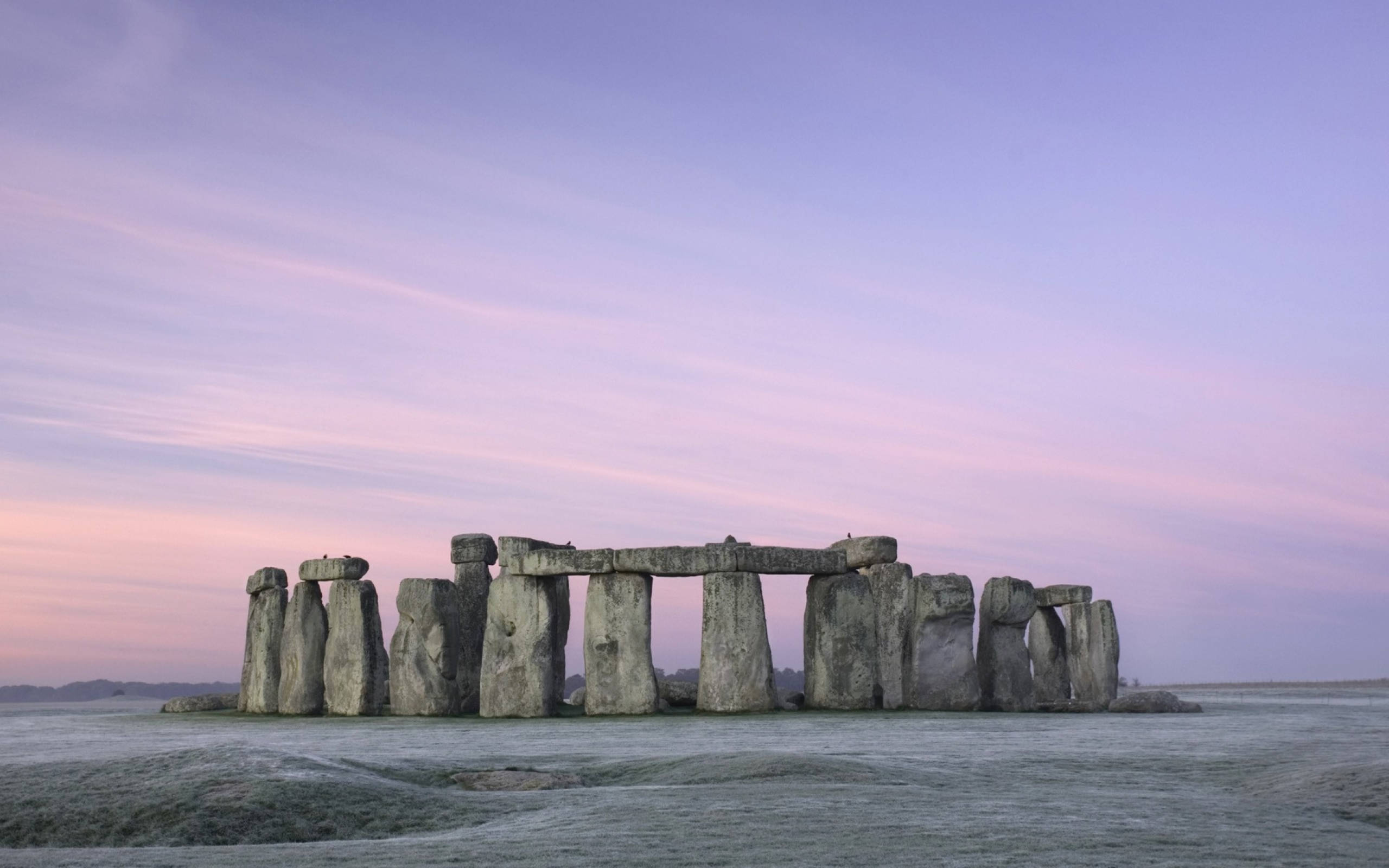 Talvi Stonehenge Englannissa Taustakuvat