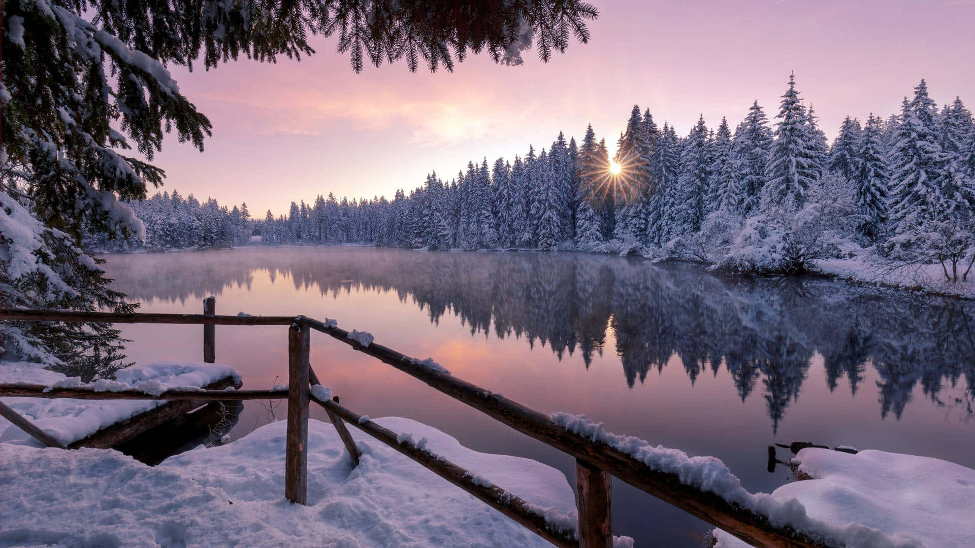Talvinen ihmemaa Taustakuvat