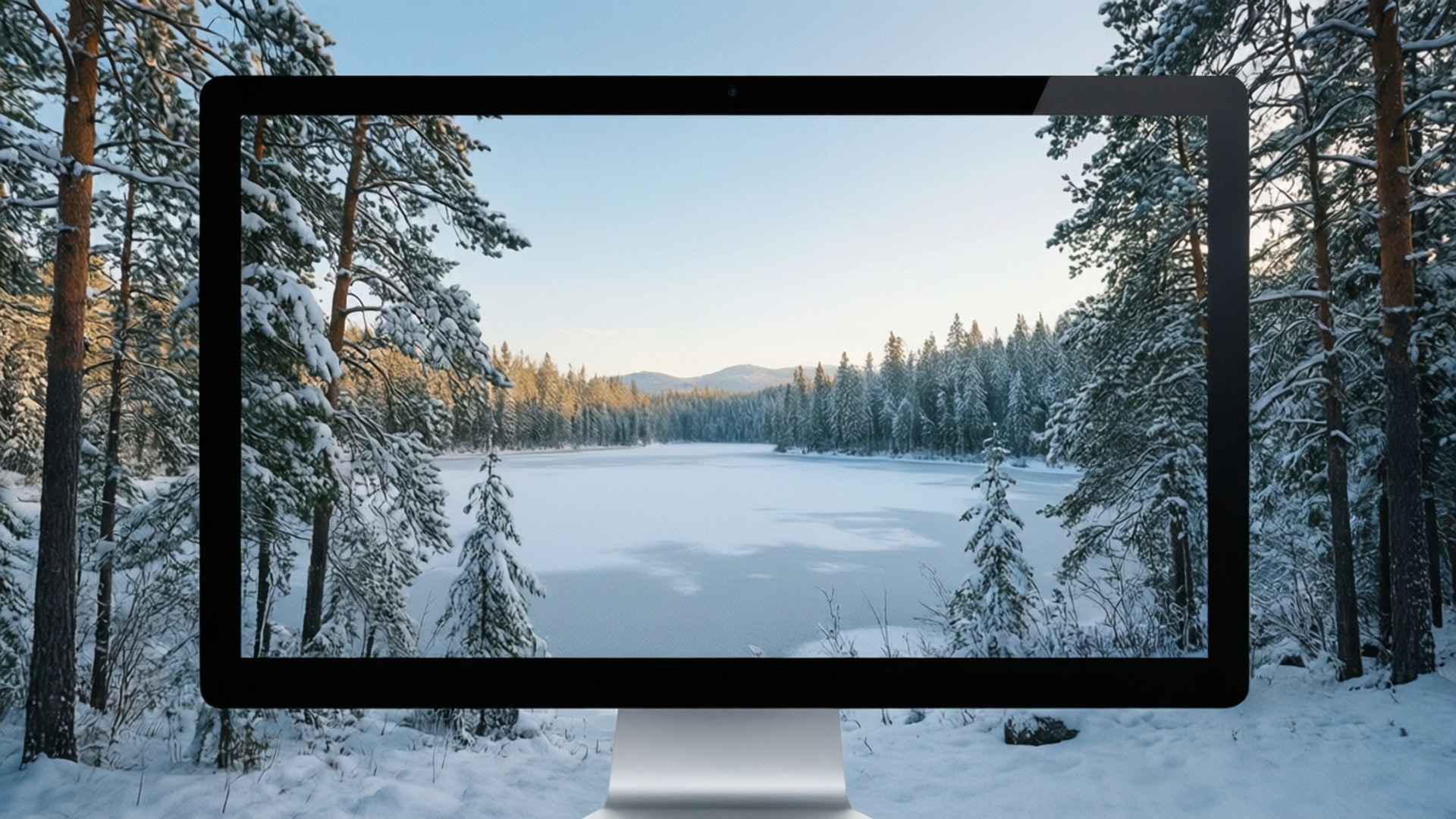 Talvinen ihmemaa Taustakuvat