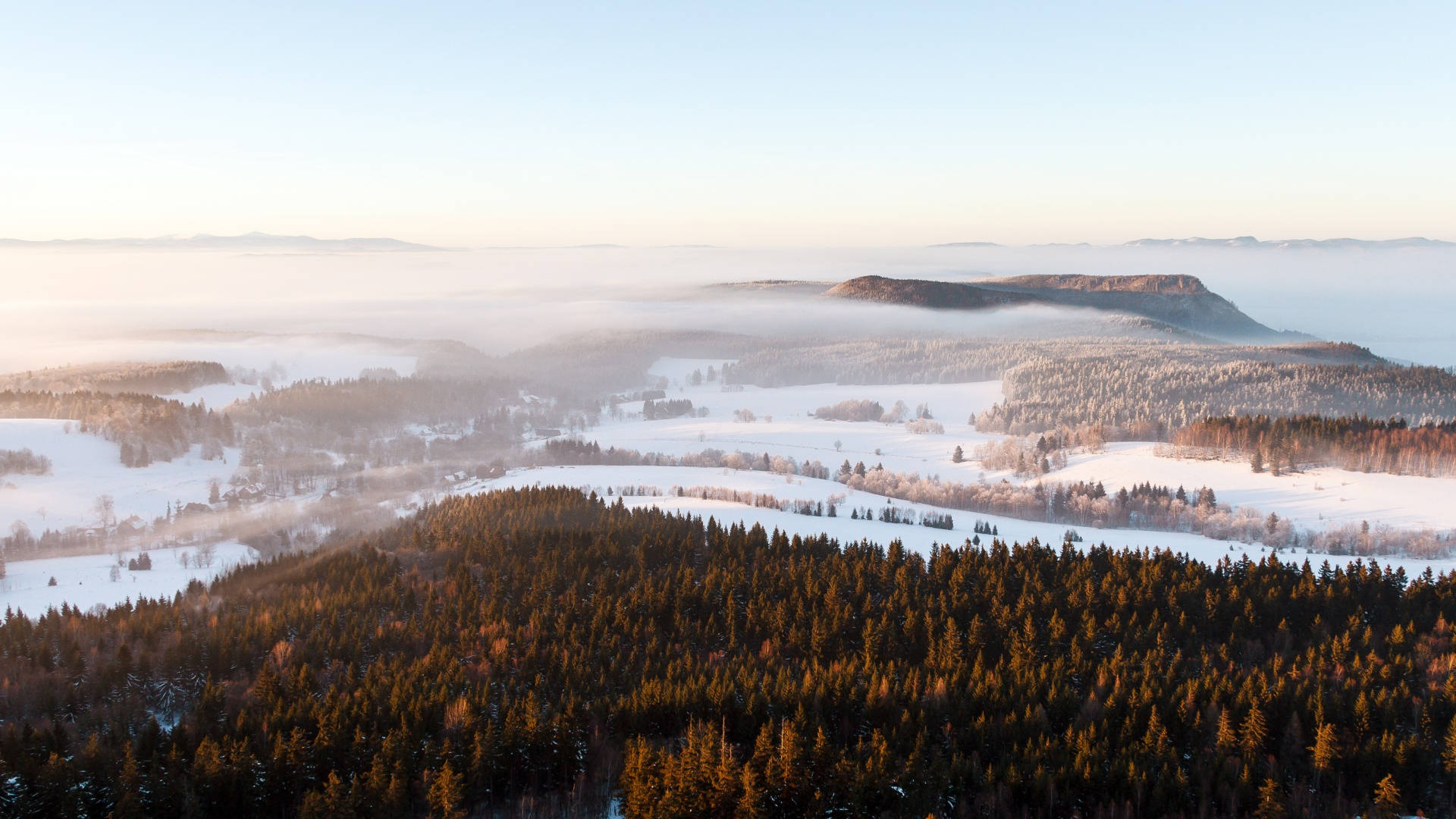 Talvinen metsämaisema Taustakuvat
