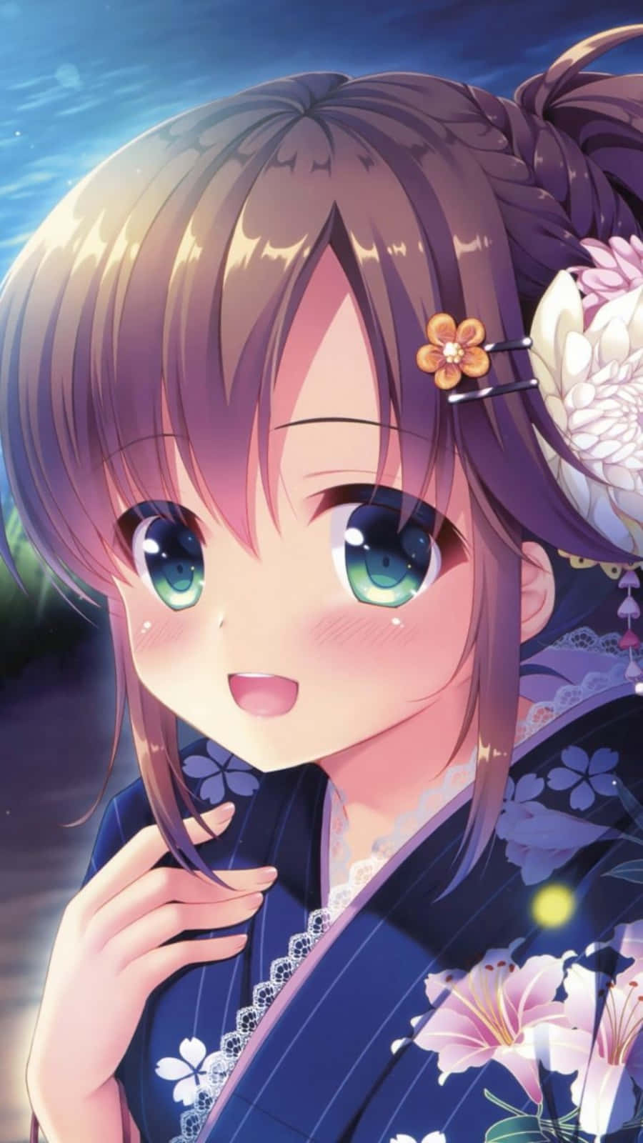 Tämä suloinen anime-tyttö ei pelkää näyttää pehmeää puoltaan Taustakuvat