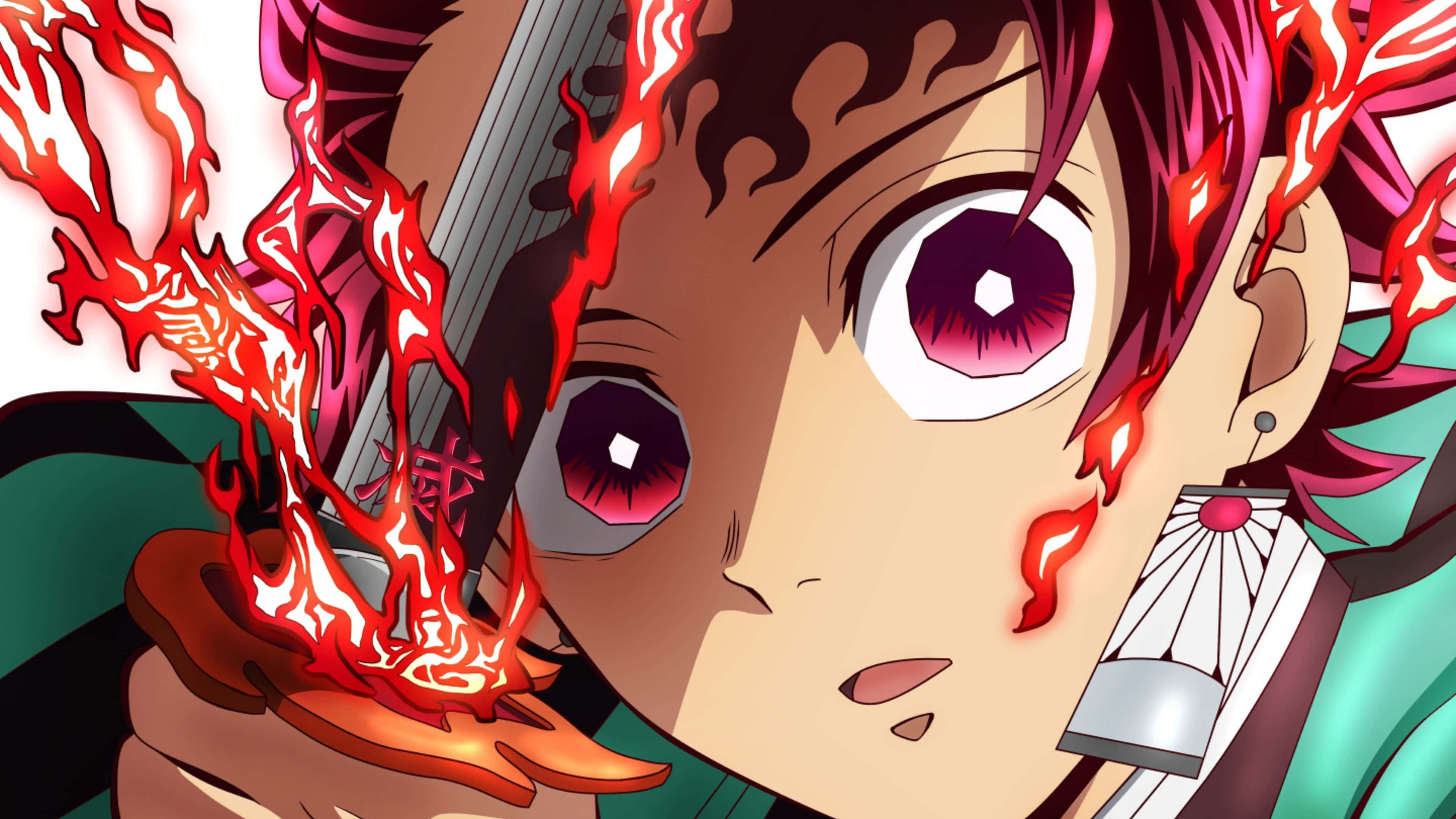 Tanjiro, Demon Slayer, taistelee ihmiskunnan puolesta Taustakuvat