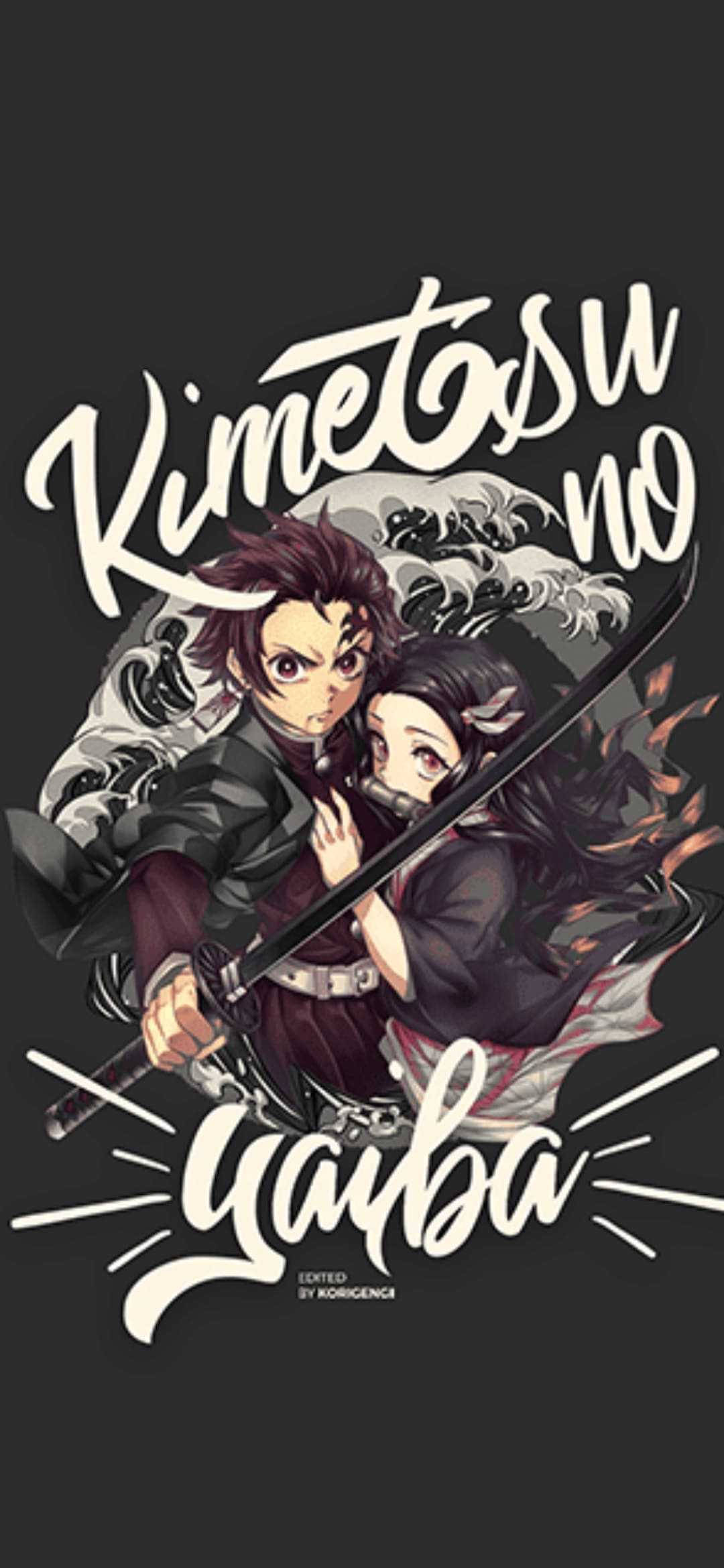 Tanjiro ja Nezuko Demon Slayer iPhone Taustakuvat