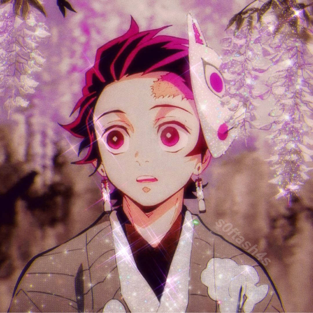 Tanjiro Kukkien Kanssa Demon Slayer Profiilikuva Taustakuvat