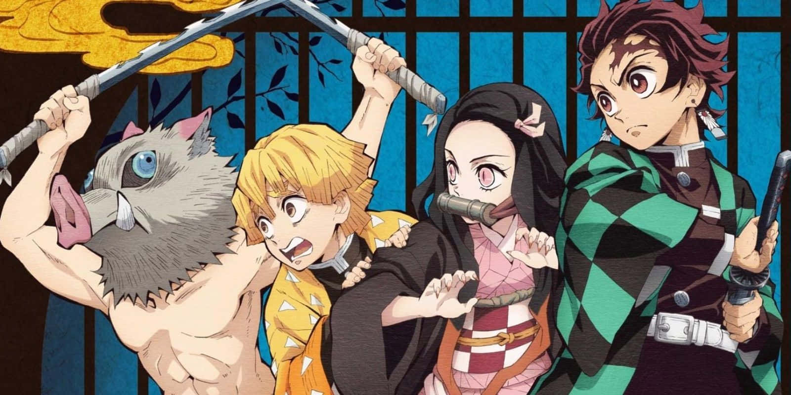 Tanjirou Kamado nousee taisteluun! Taustakuvat