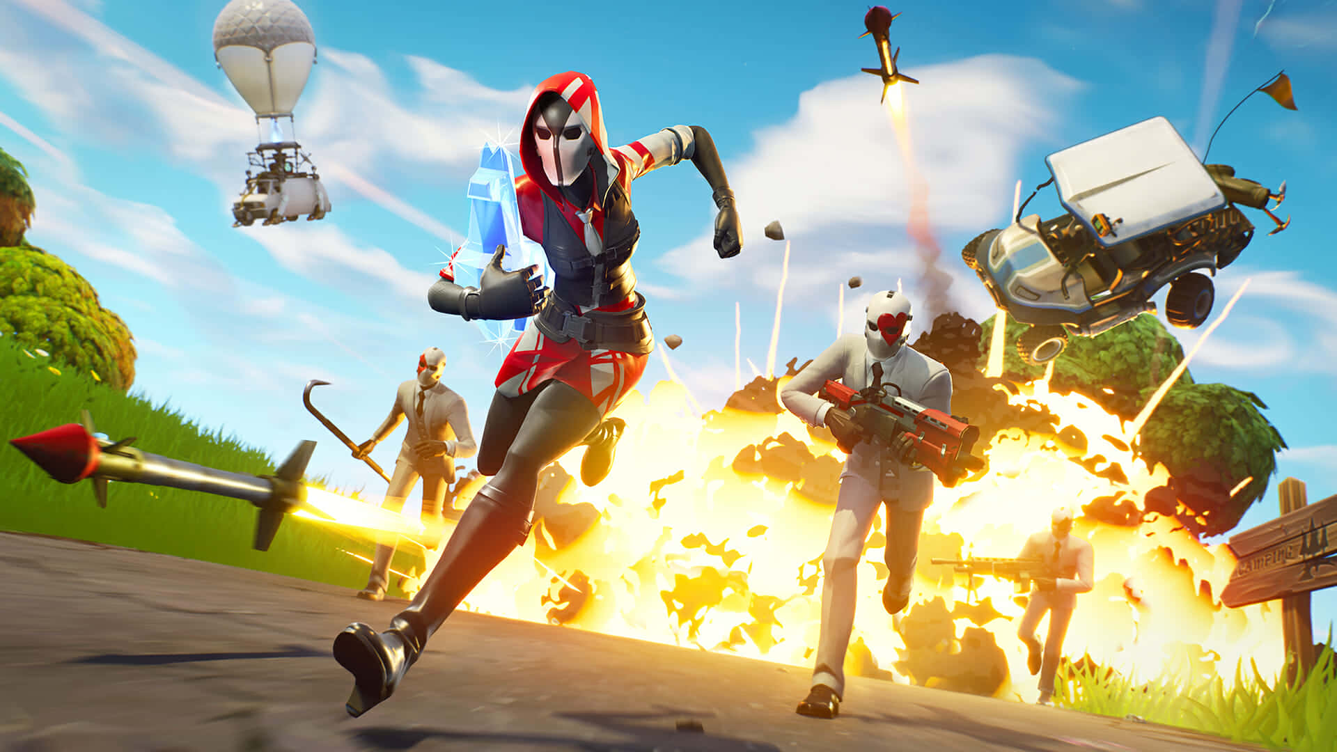 Tanssi huolesi pois Fortniten tahtiin! Taustakuvat