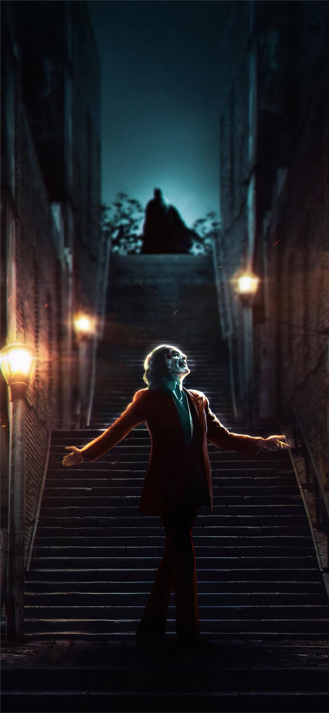 Tanssiva klovni portailla Joker 2019 Taustakuvat