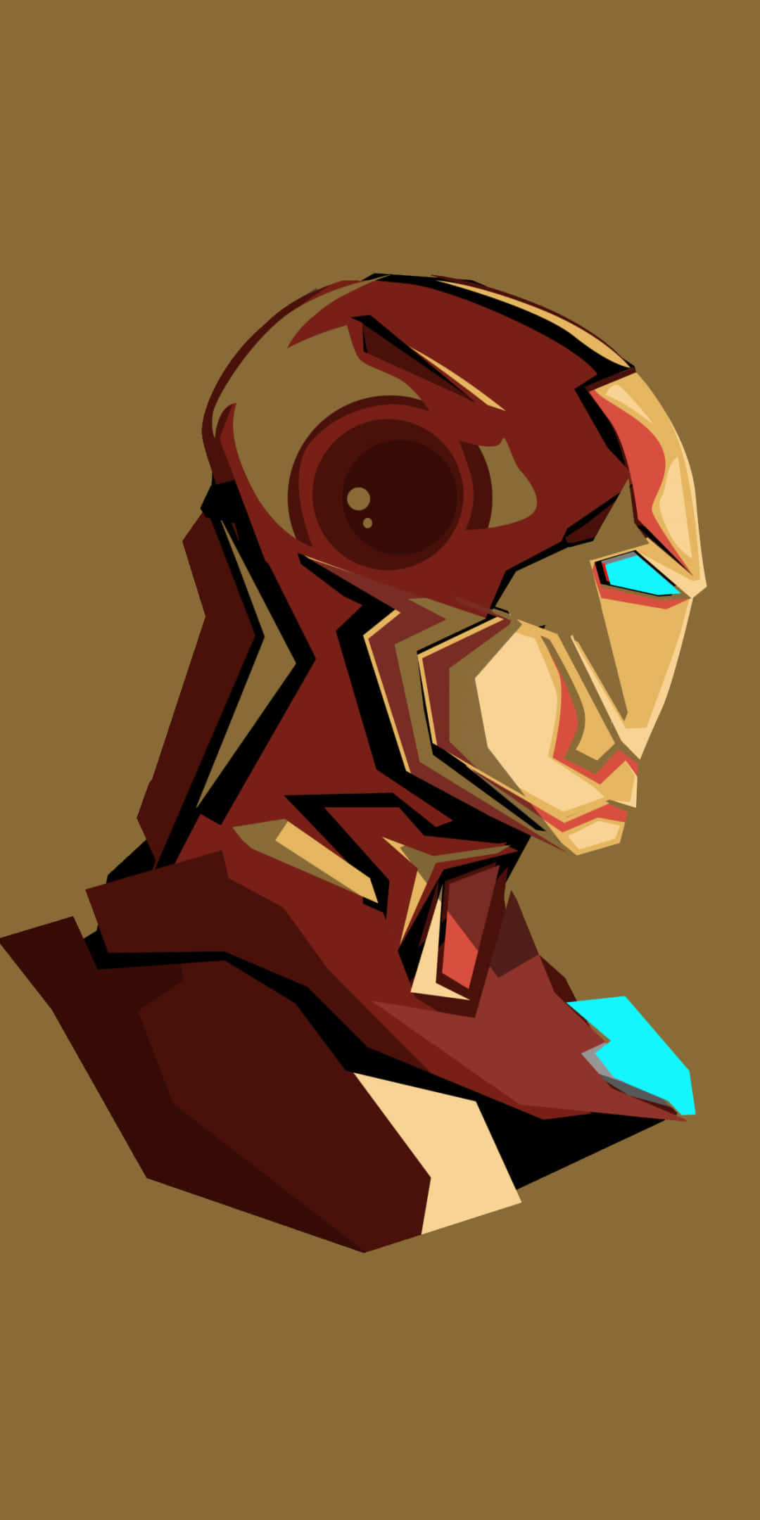 Taustakuva: Iron Man Pop-pää Pixel 3:lle Taustakuvat