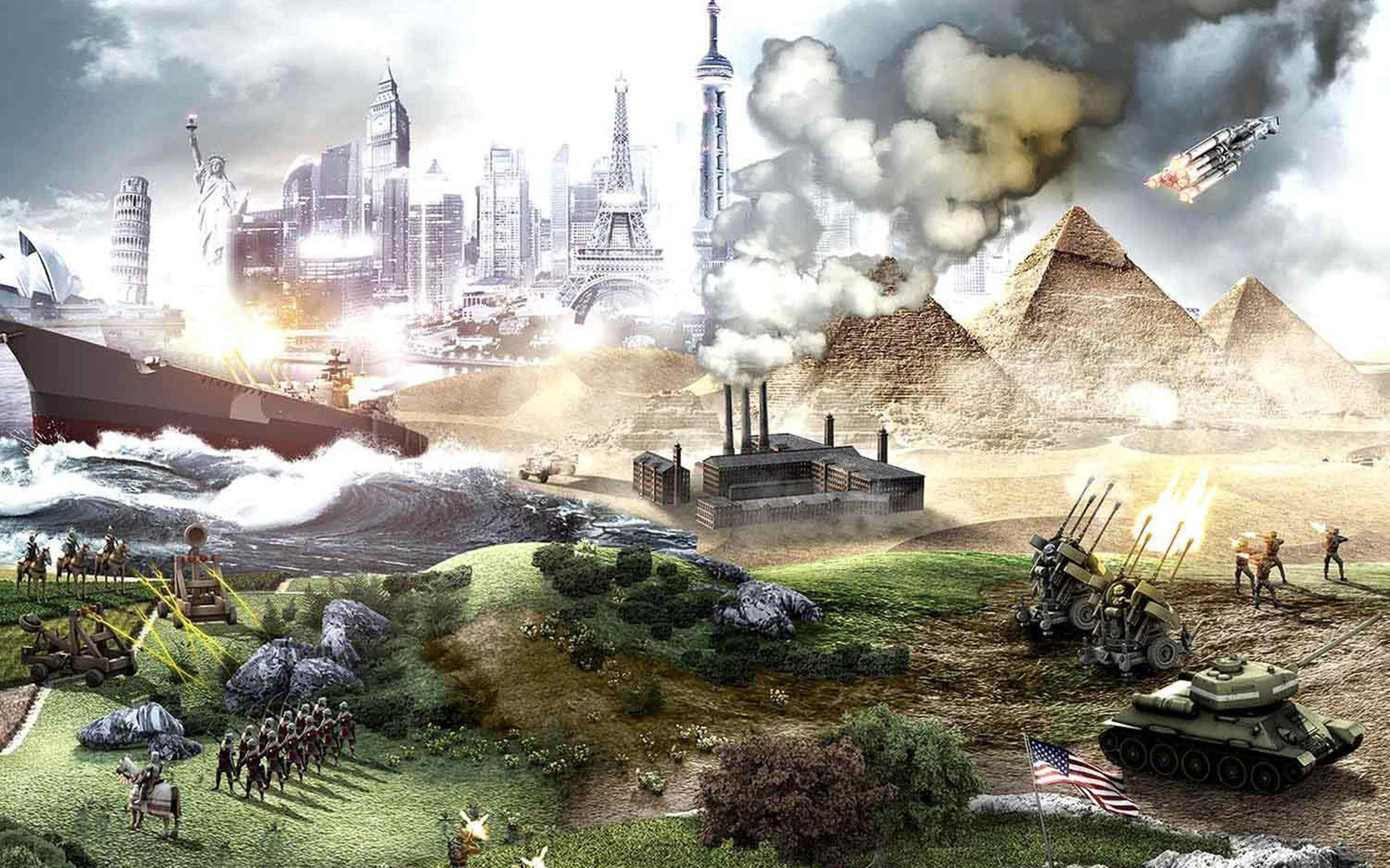 "Täydellinen 4K-resoluutioinen versio kiehtovasta Civilization V -pelitaustasta." Taustakuvat
