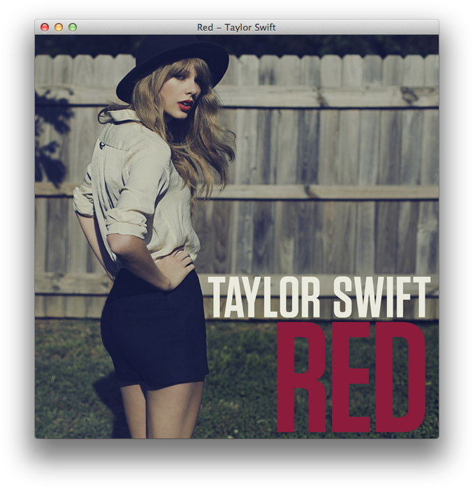 Taylor Swift Red -albumin kansi Taustakuvat