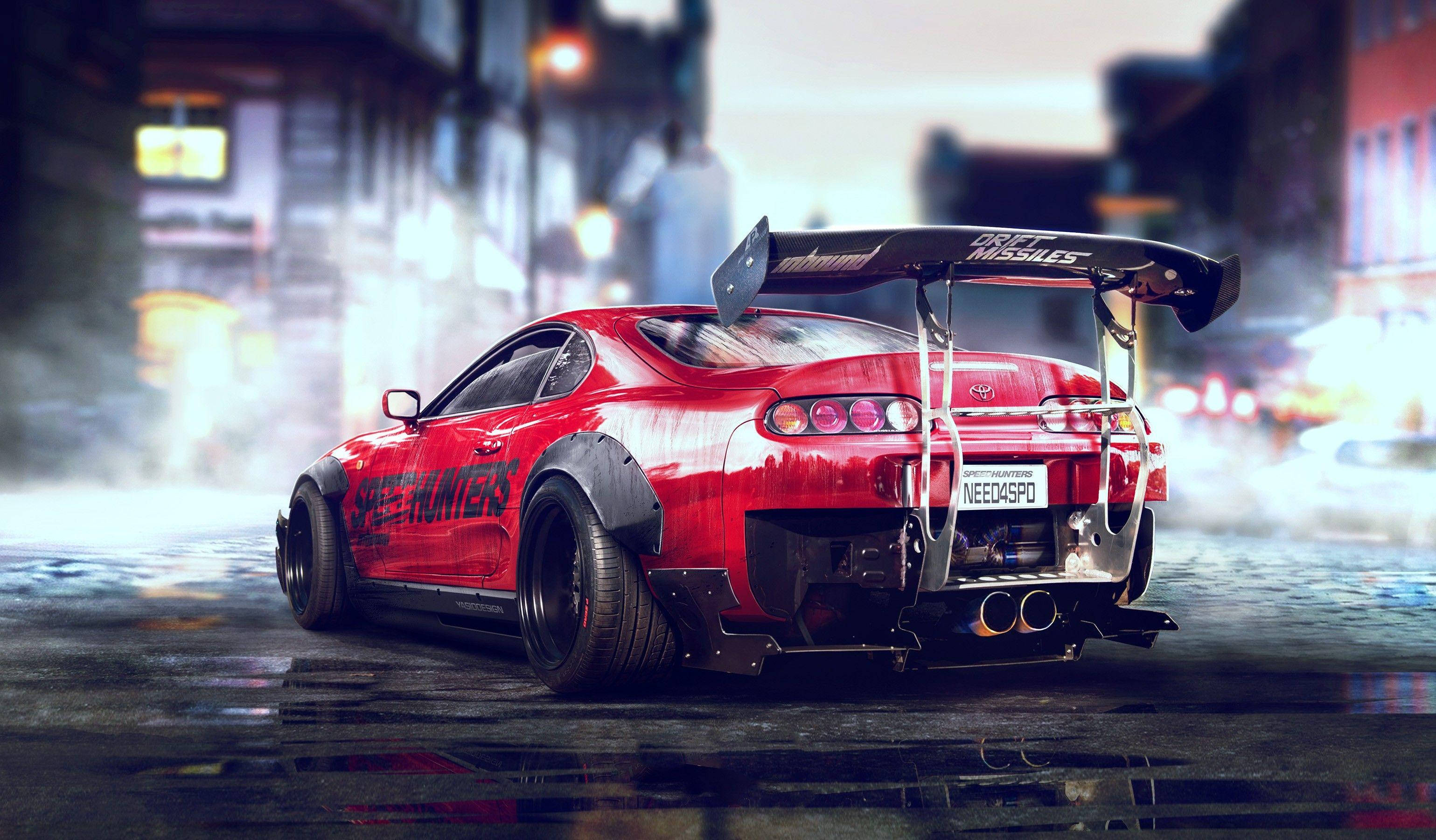 Täysin muokattu Toyota Supra Mk4 Taustakuvat