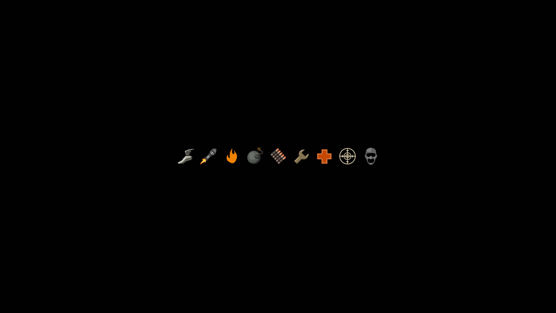 Team Fortress 2 -aseiden minimalistinen esteettinen kannettava Taustakuvat