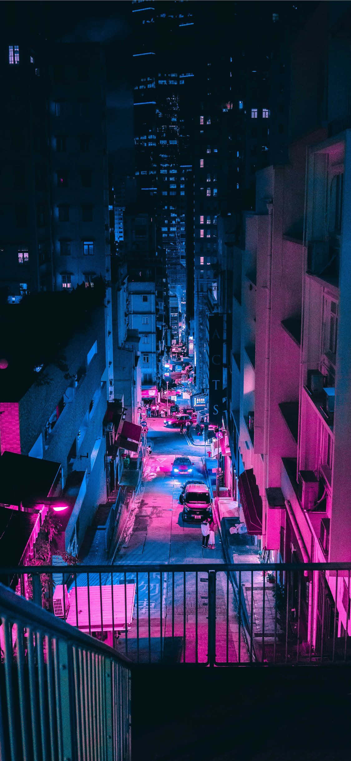 Tee vaikutus tällä Vaporwave iPhonella Taustakuvat