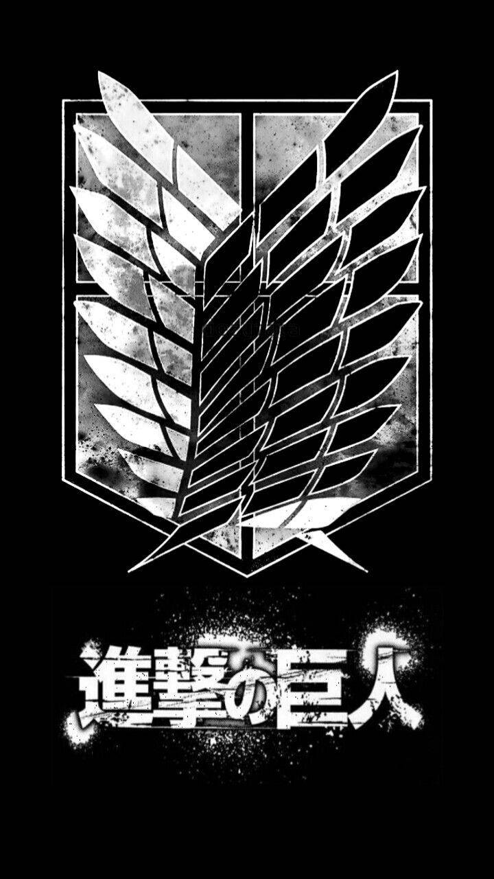 Teksturoitu Attack on Titan -logo Taustakuvat