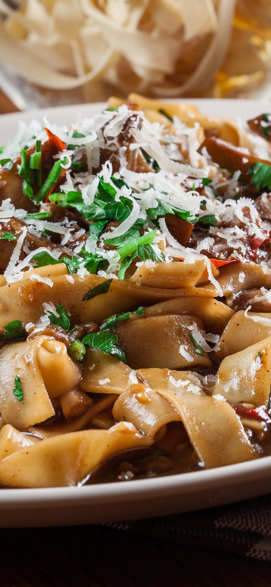 Tempting Pasta Delight As Your iPhone X Background Taustakuvat