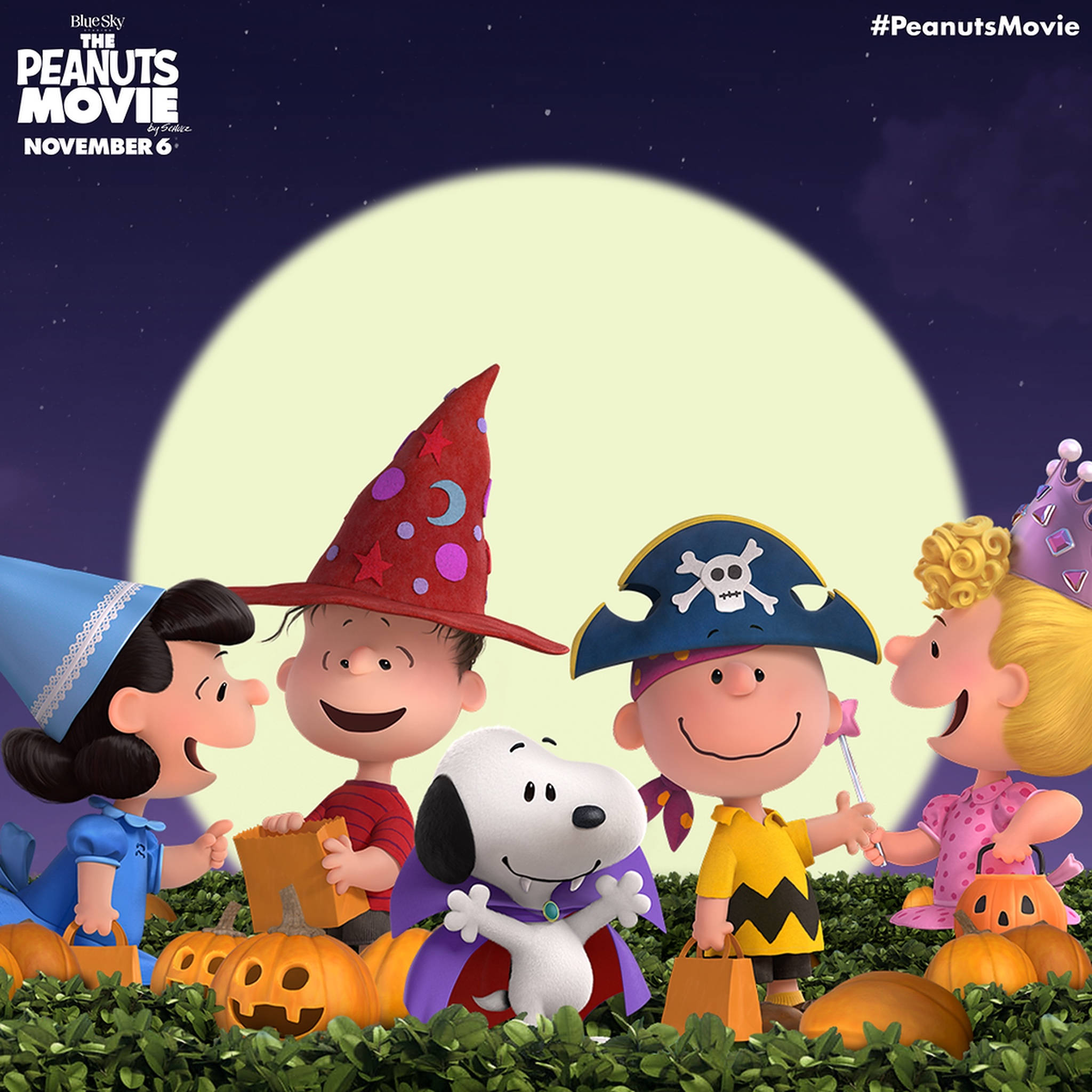Tenavat Charlie Brown Halloween-juliste Taustakuvat