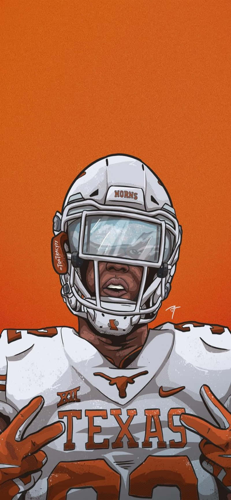Texas iPhone Orange Tausta Longhorns Taustakuvat