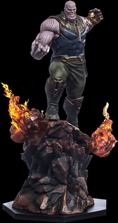 Thanos-patsas Inferno-alusta Taustakuvat