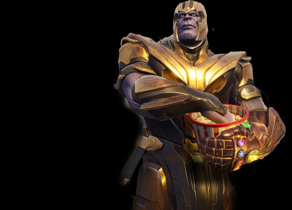 Thanos pitää popcorn-ämpäriä Taustakuvat