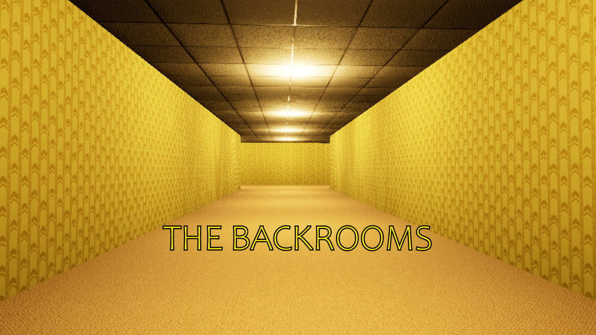 The Backrooms -käytävä Taustakuvat