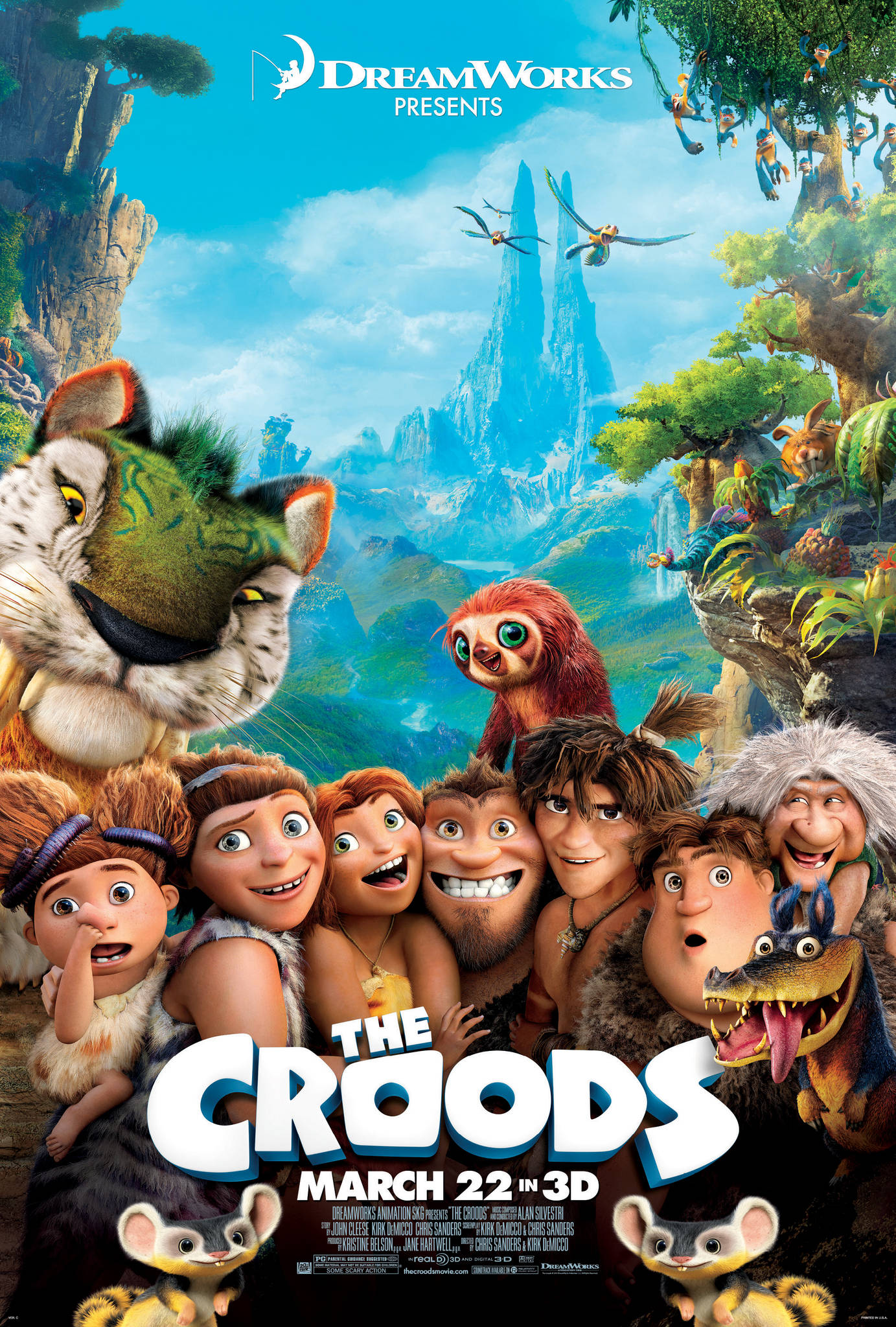 The Croods 3D -elokuvajuliste Taustakuvat